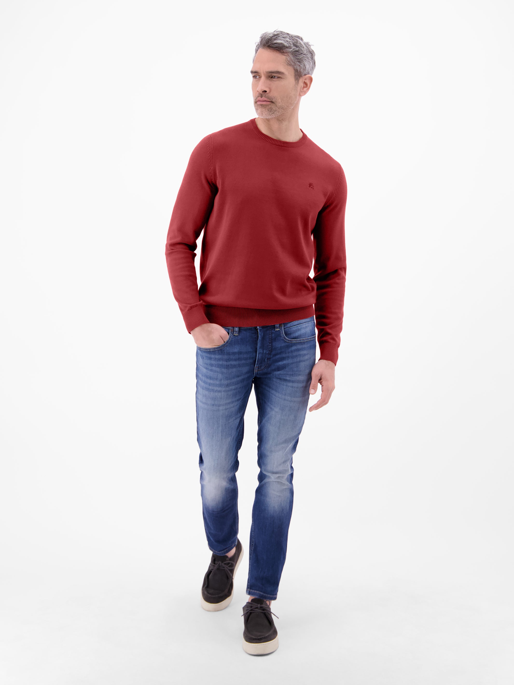 Crewneck Strickpullover - Rundhalspullover