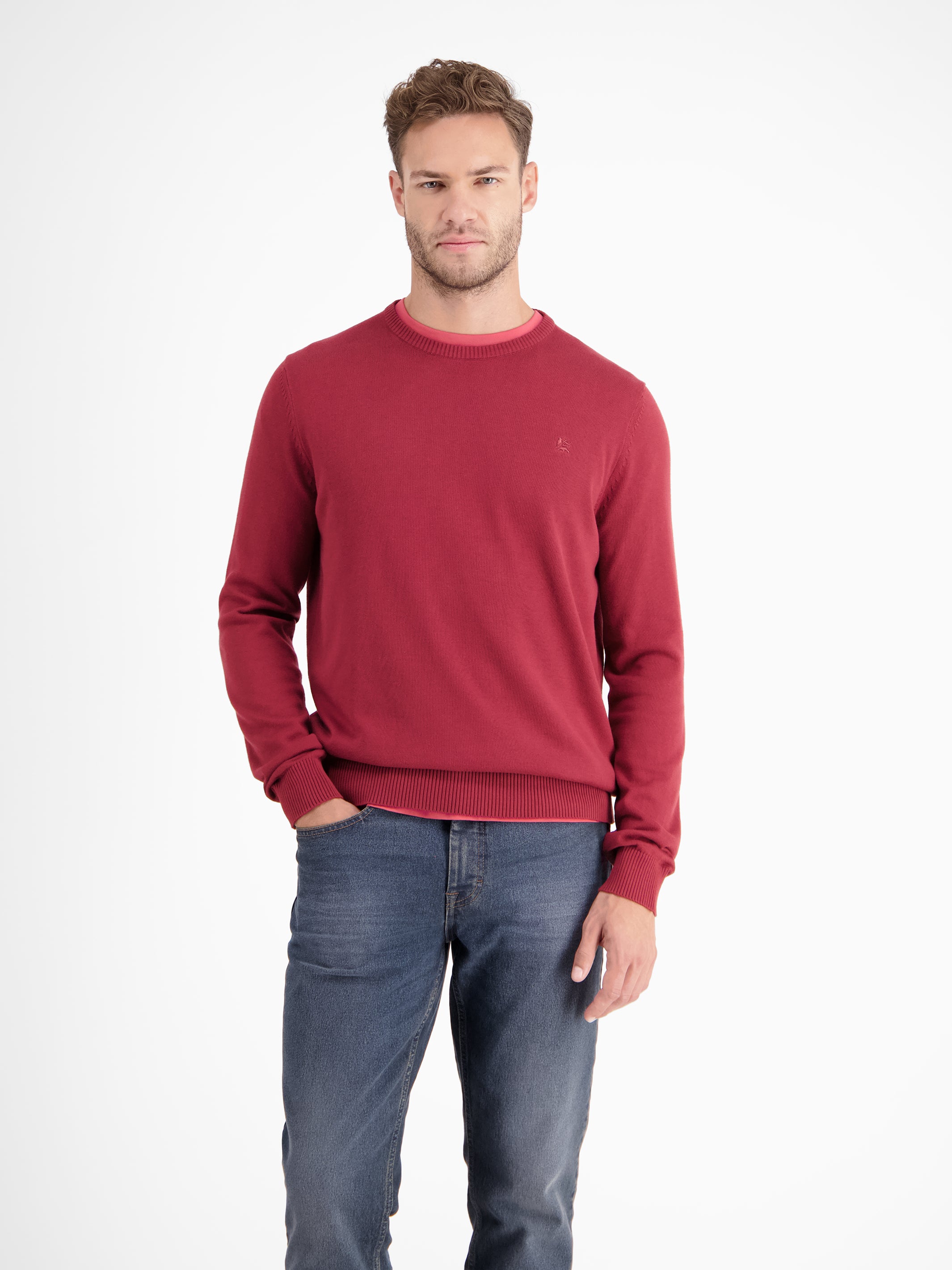 Crewneck Strickpullover - LERROS
