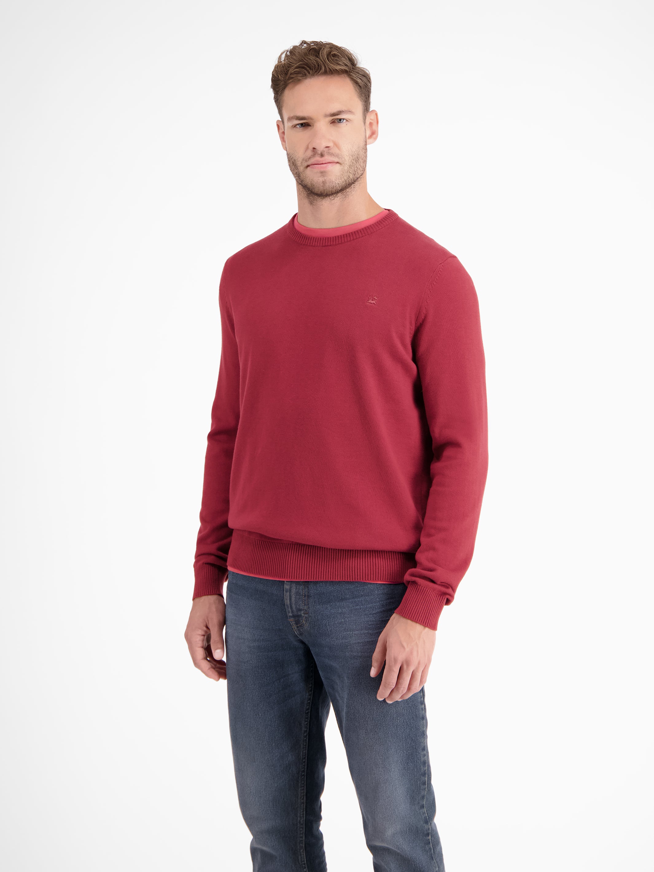 Crewneck Strickpullover - LERROS