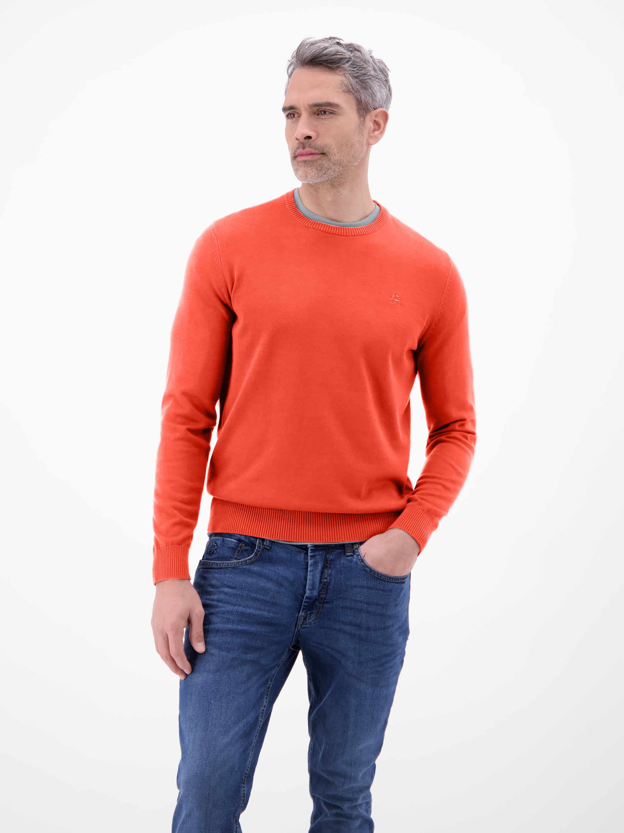 Crewneck Strickpullover - Rundhalspullover