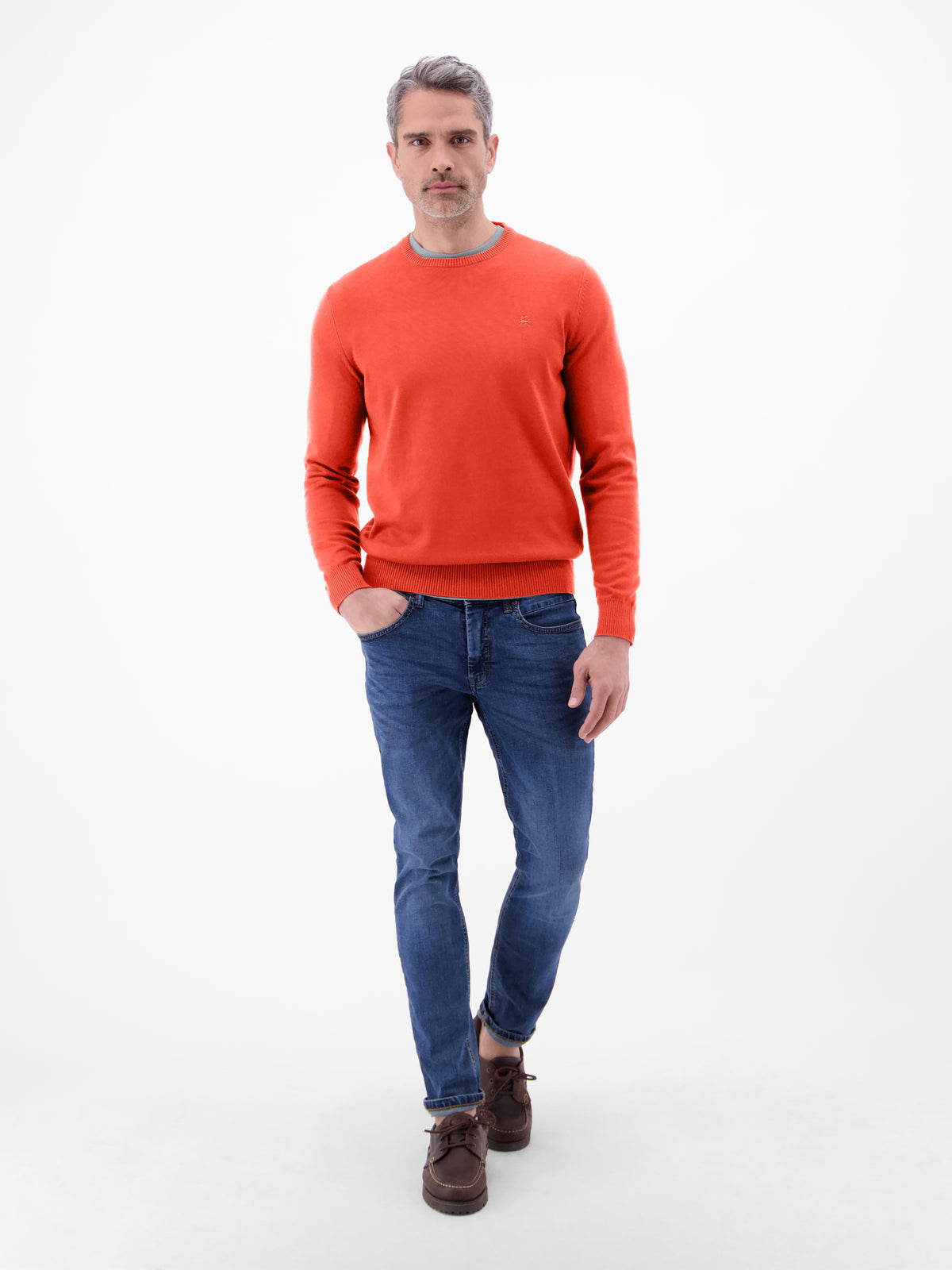 Crewneck Strickpullover - Rundhalspullover