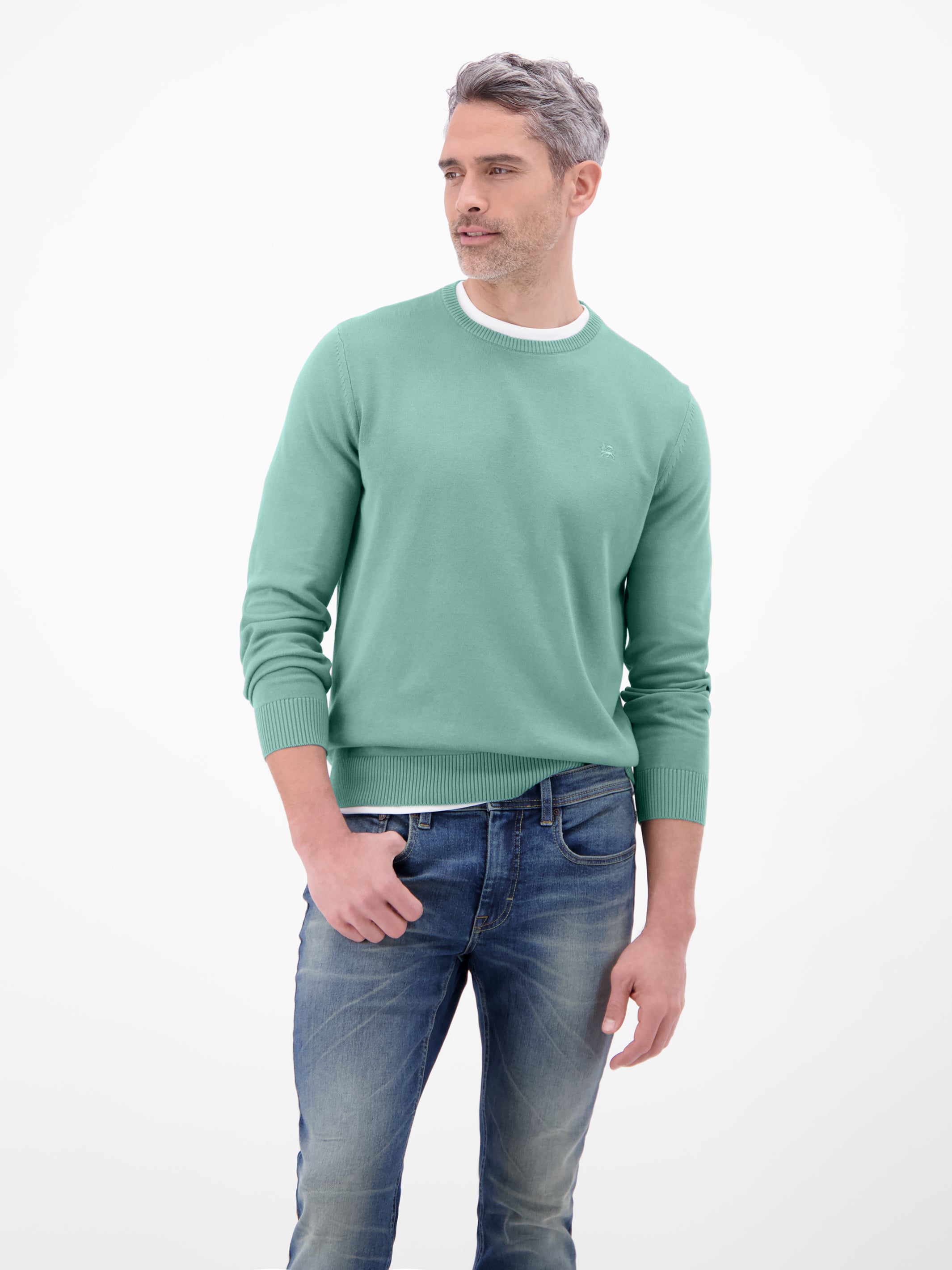Crewneck Strickpullover - Rundhalspullover