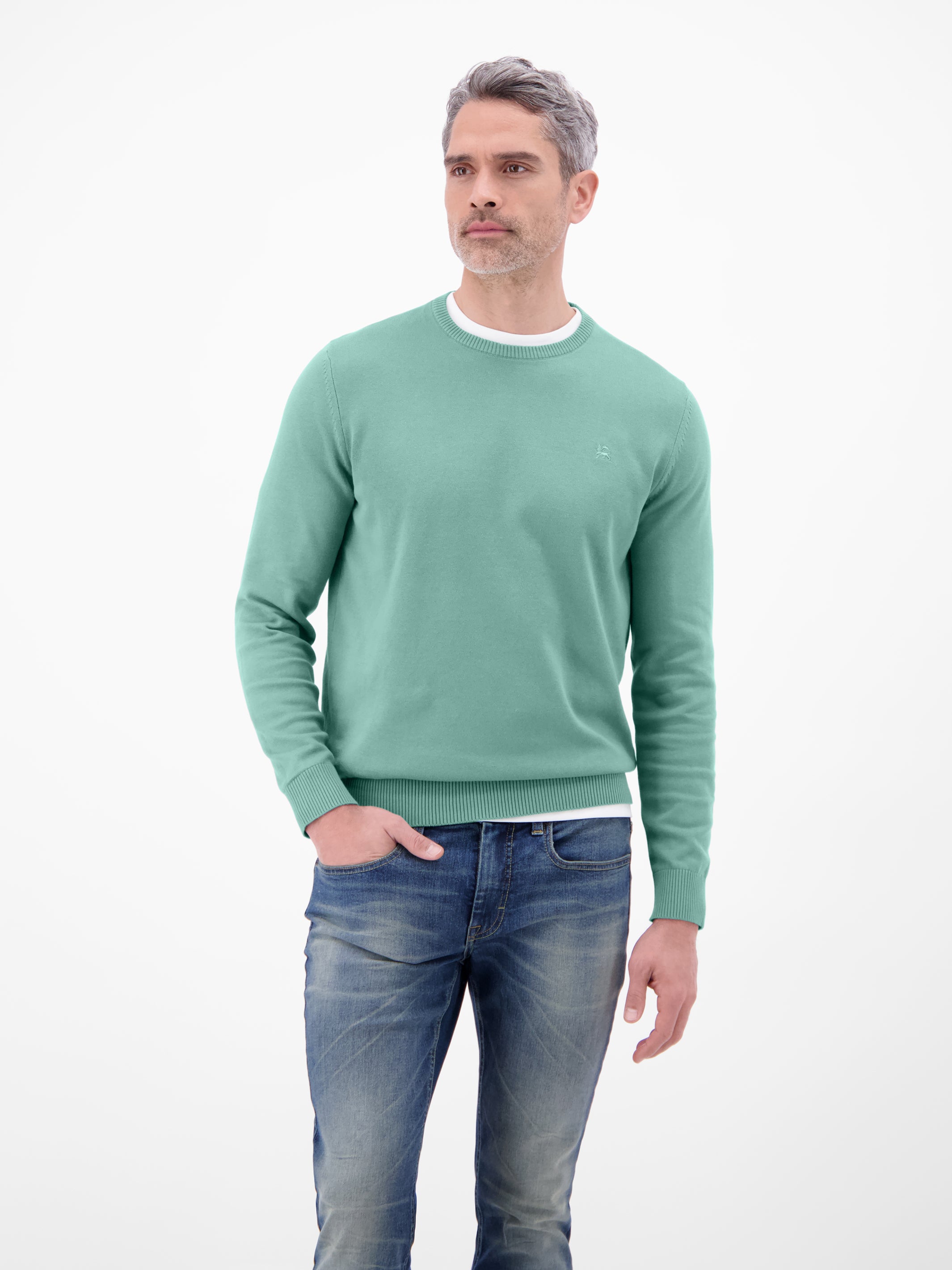 Crewneck Strickpullover - Rundhalspullover