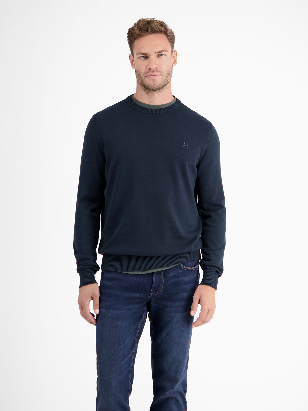 Crewneck Strickpullover - LERROS