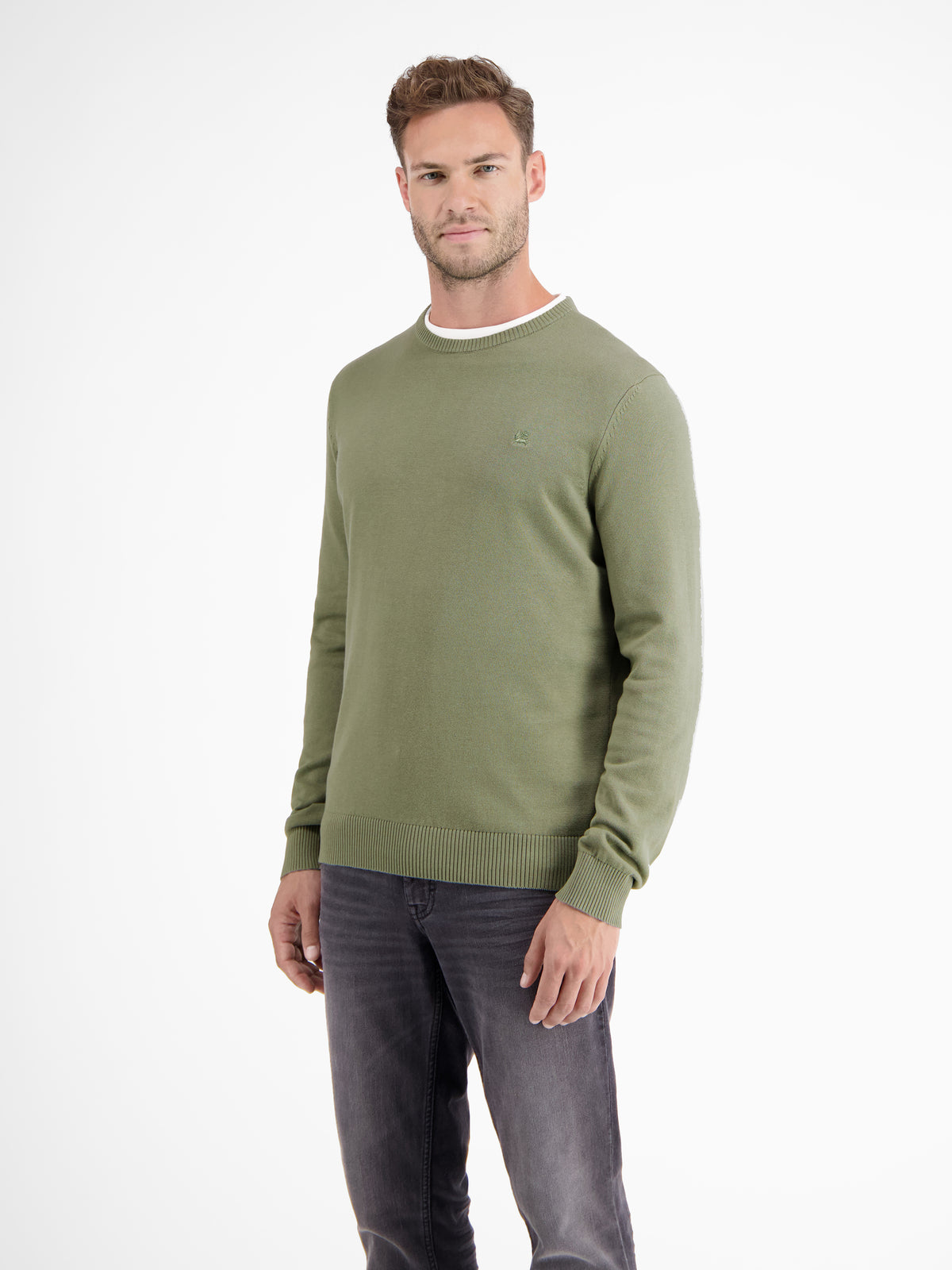 Crewneck Strickpullover - LERROS
