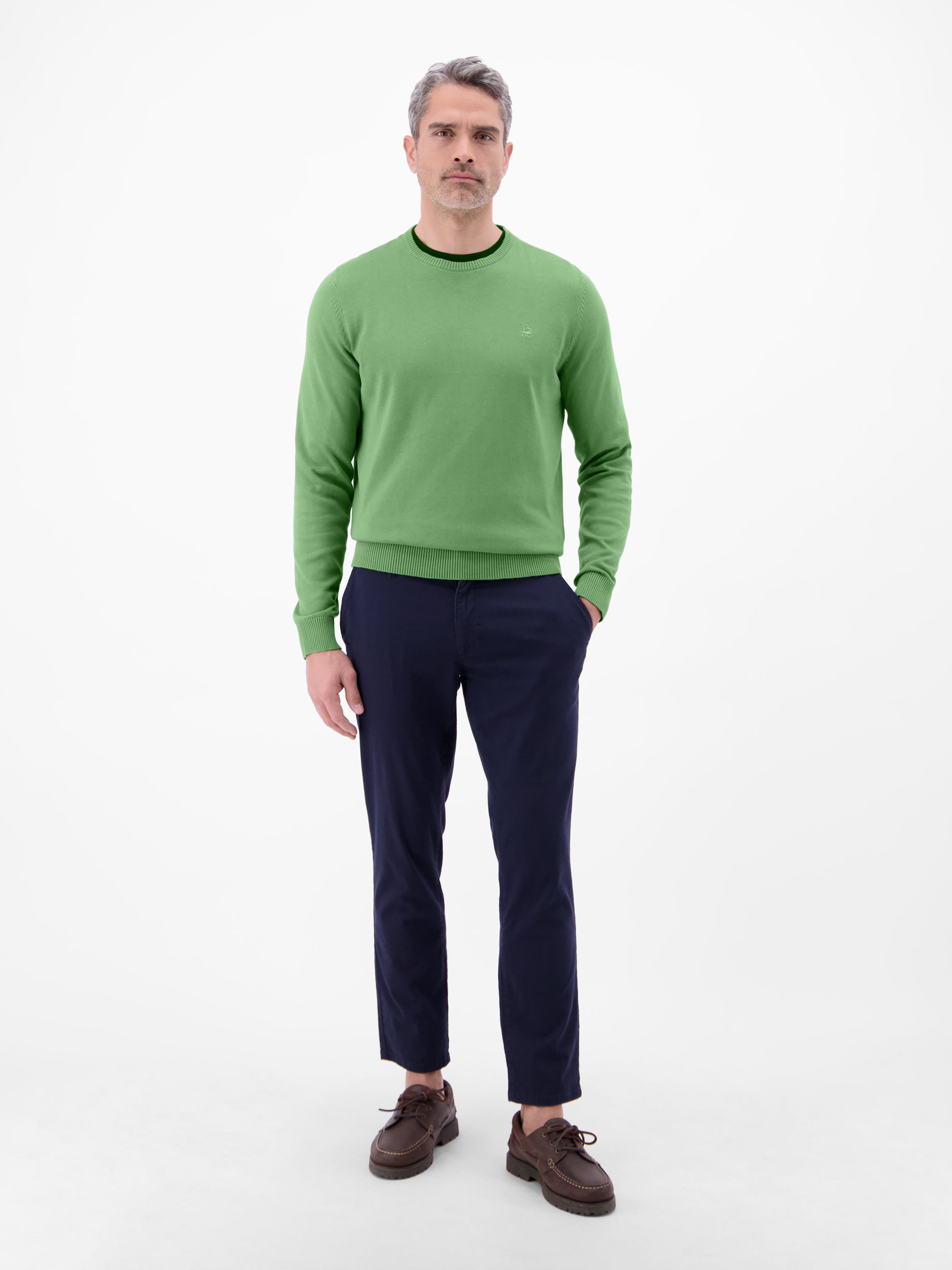 Crewneck Strickpullover - Rundhalspullover
