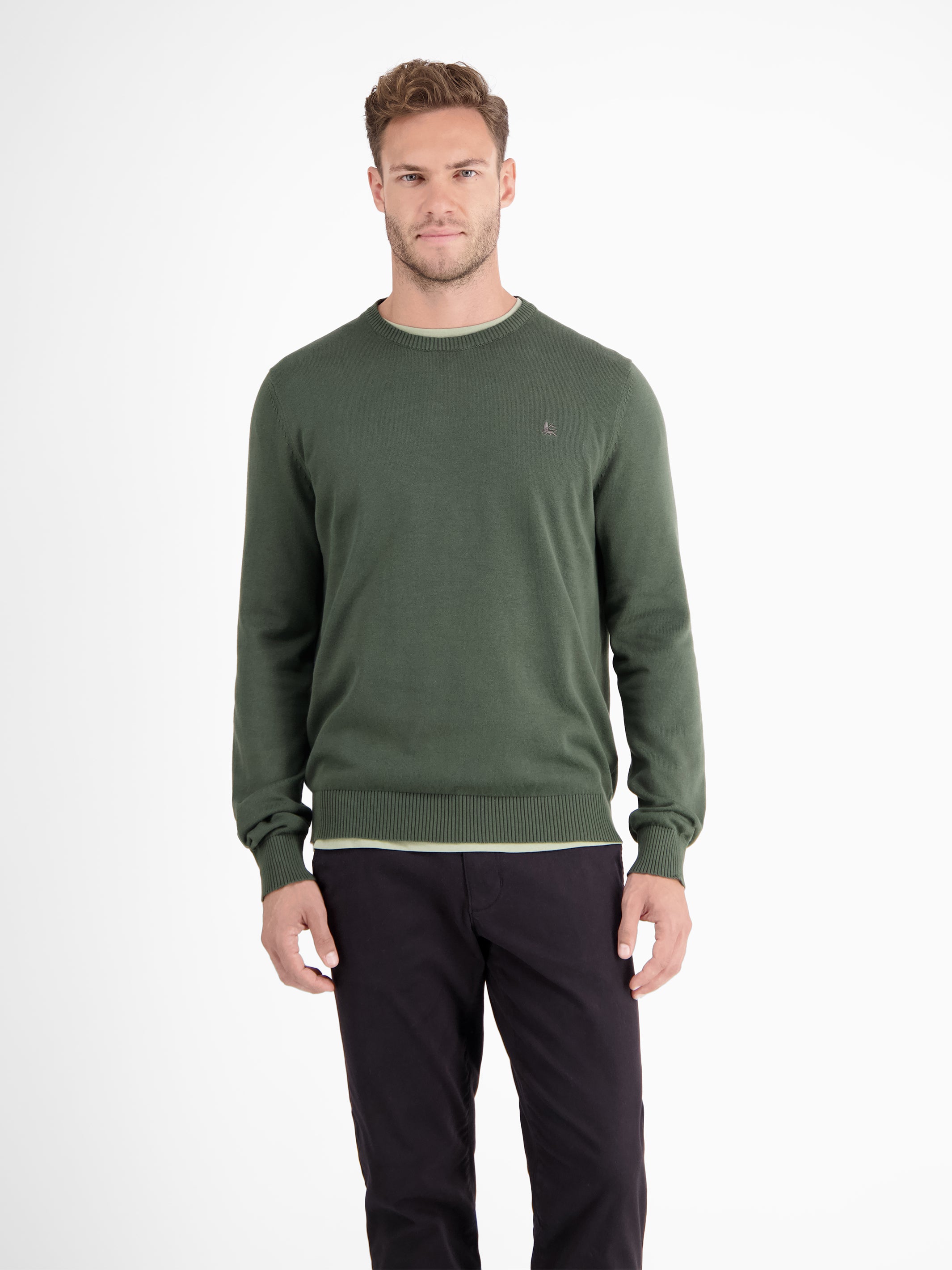 Crewneck Strickpullover - LERROS