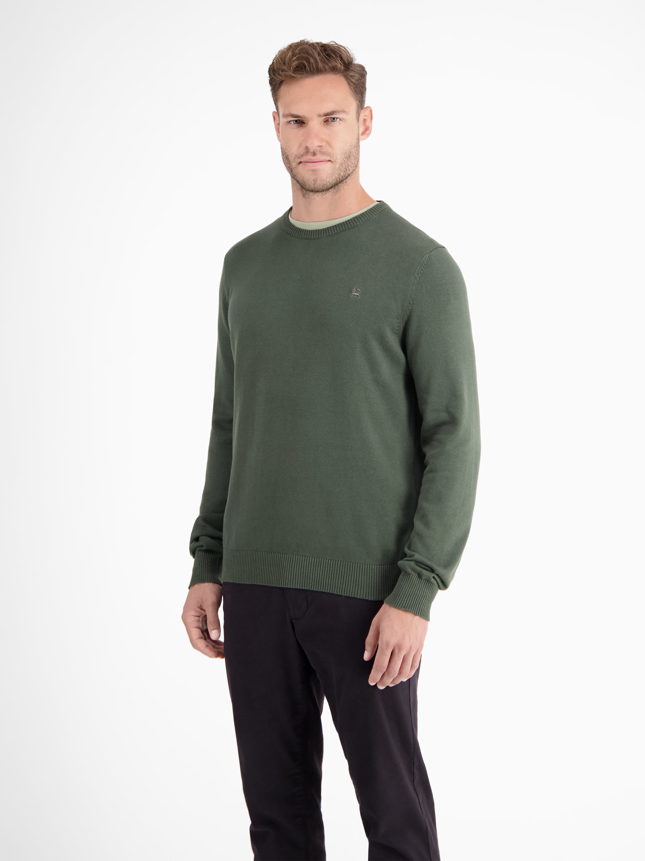 Crewneck Strickpullover - LERROS