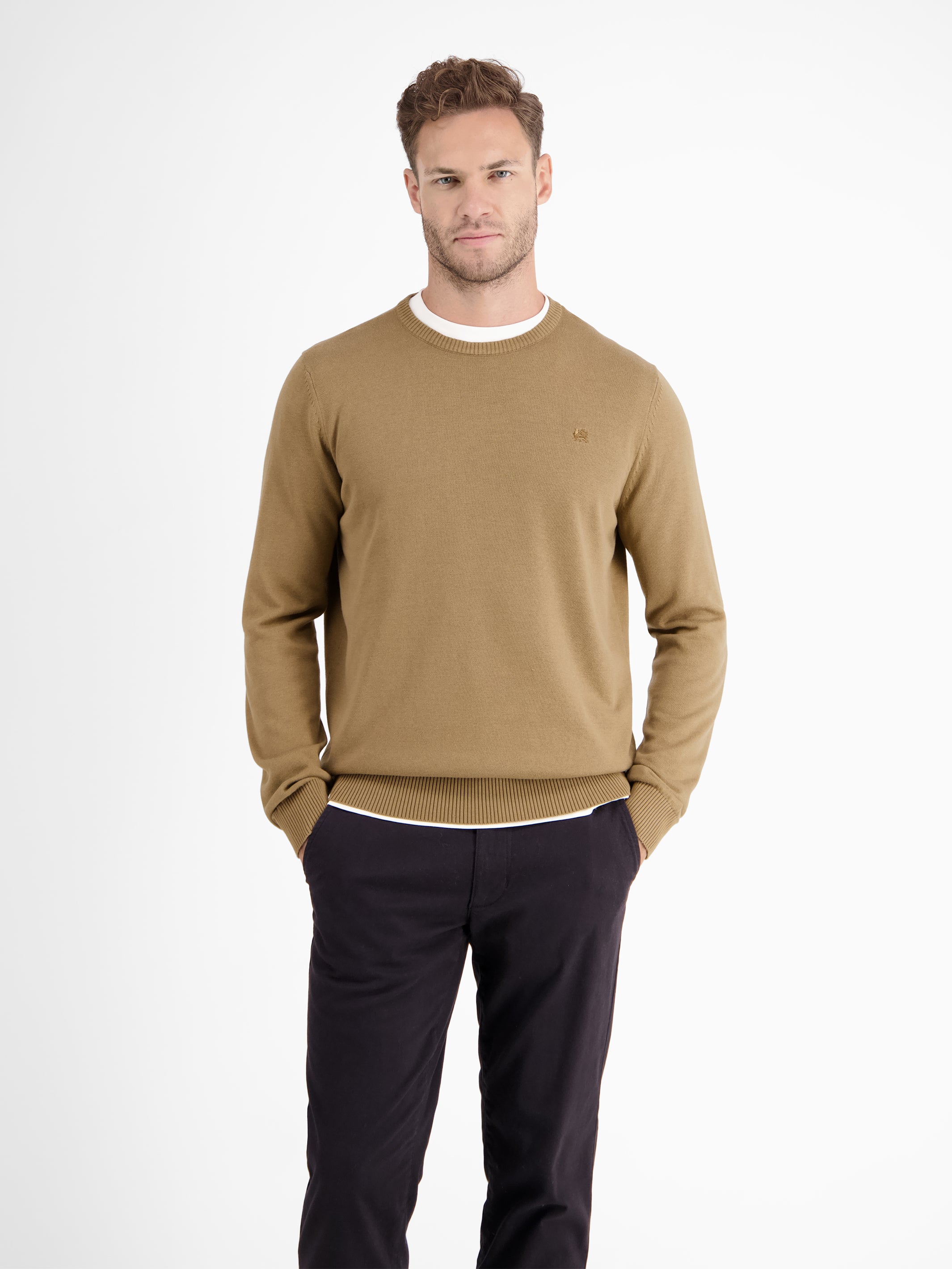 Crewneck Strickpullover - LERROS