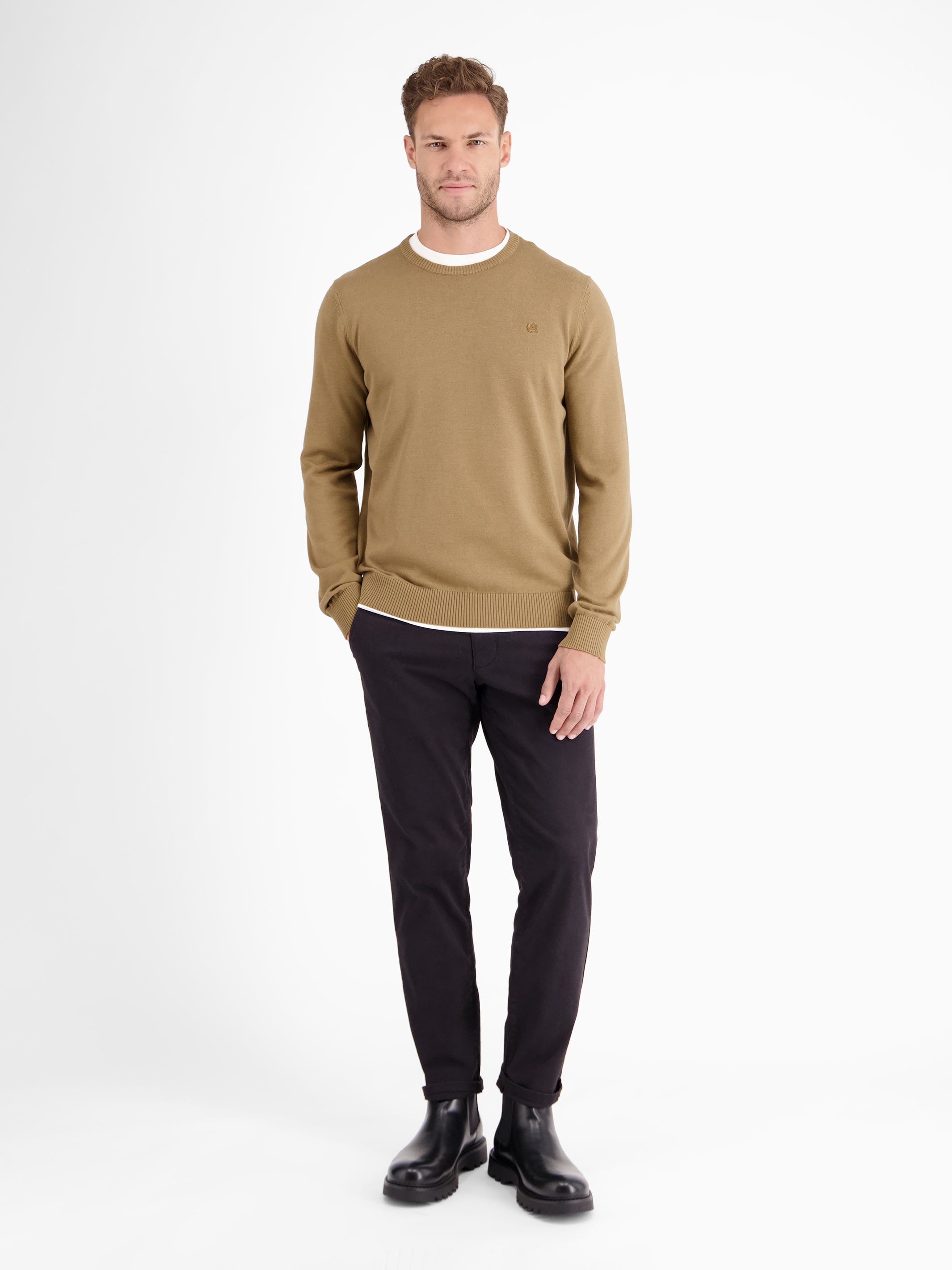 Crewneck Strickpullover - LERROS
