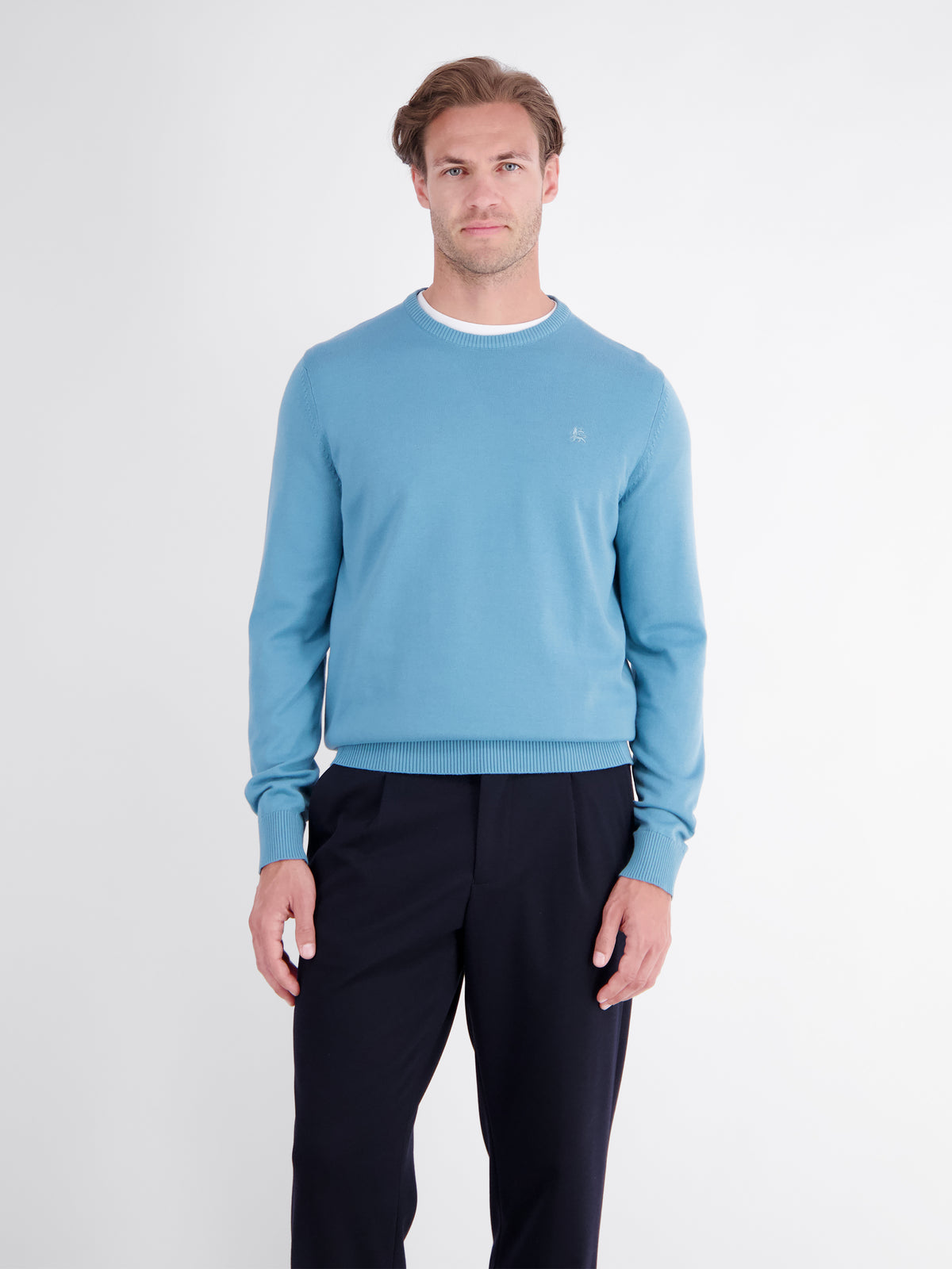 Sportlicher Strickpullover aus nachhaltiger Baumwolle
