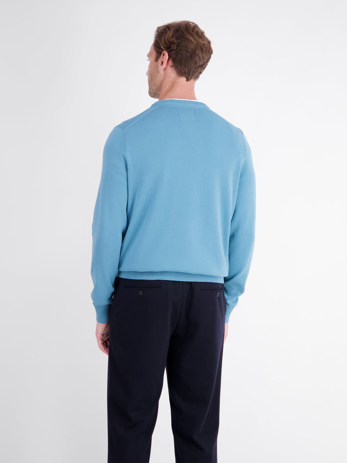 Sportlicher Strickpullover aus nachhaltiger Baumwolle