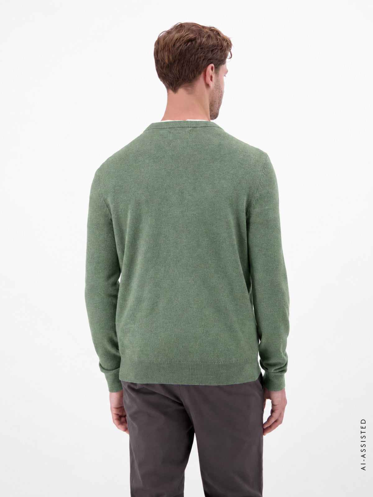 Sportlicher Strickpullover aus nachhaltiger Baumwolle