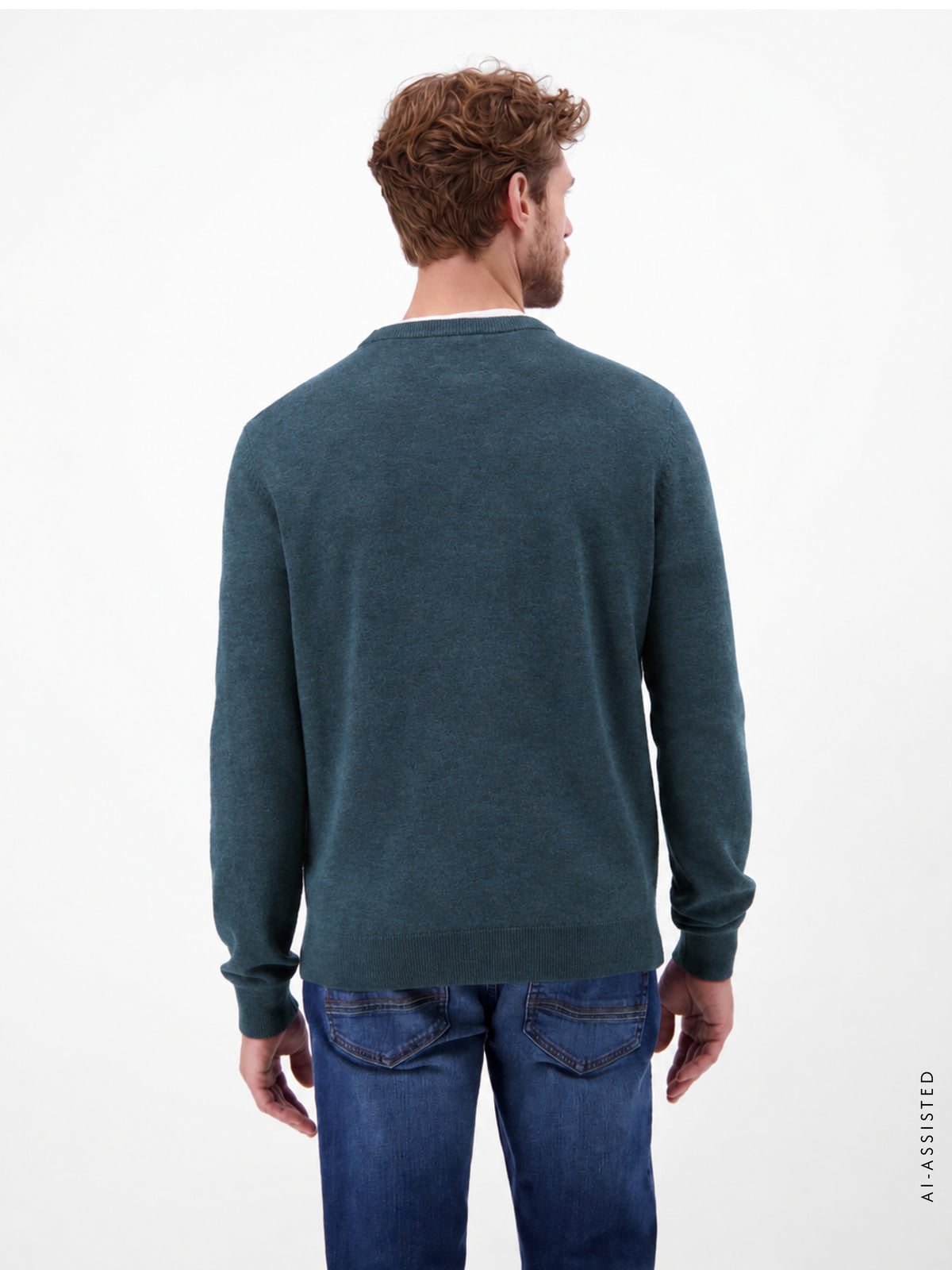 Sportlicher Strickpullover aus nachhaltiger Baumwolle