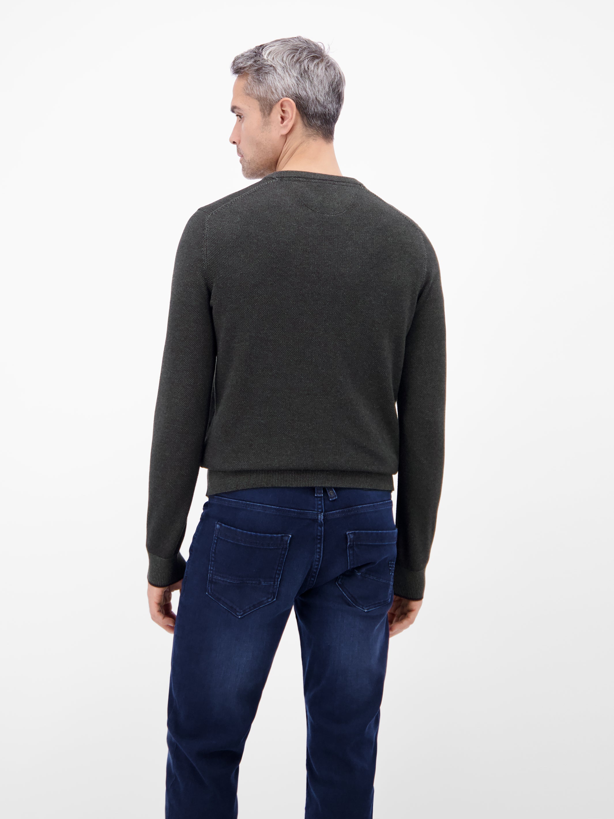 Sportiver Strickpullover - Rundhalspullover