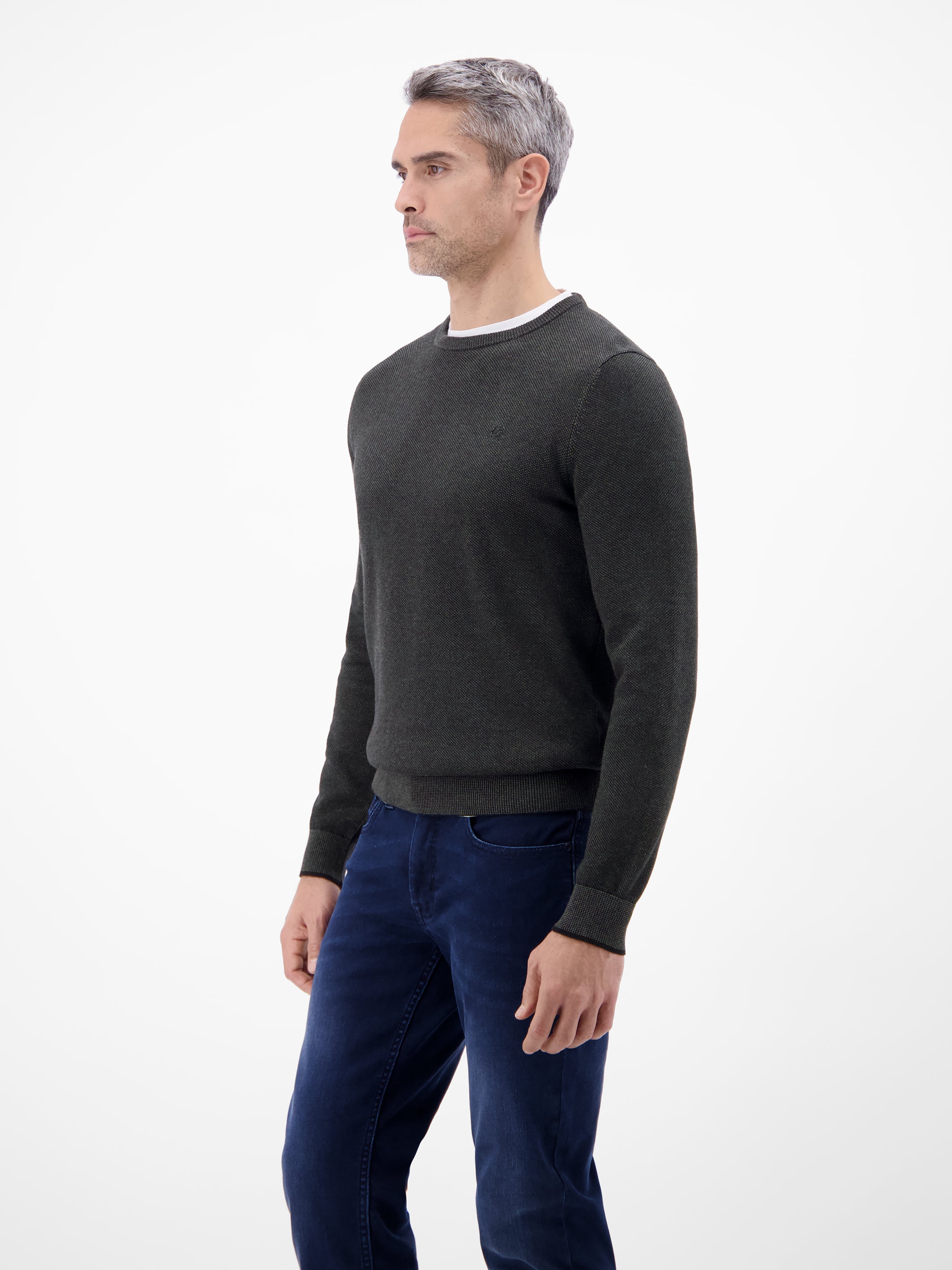 Sportiver Strickpullover - Rundhalspullover