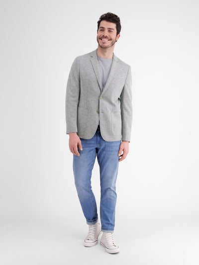 Jersey blazer with pockets