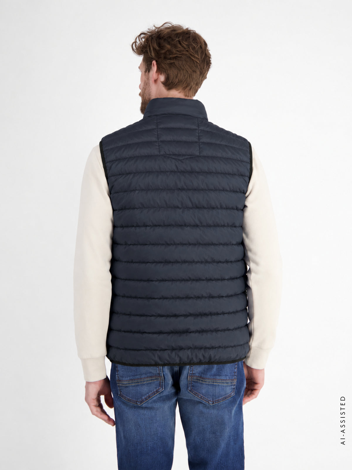 Leichte und sportliche Steppweste aus robustem Nylon