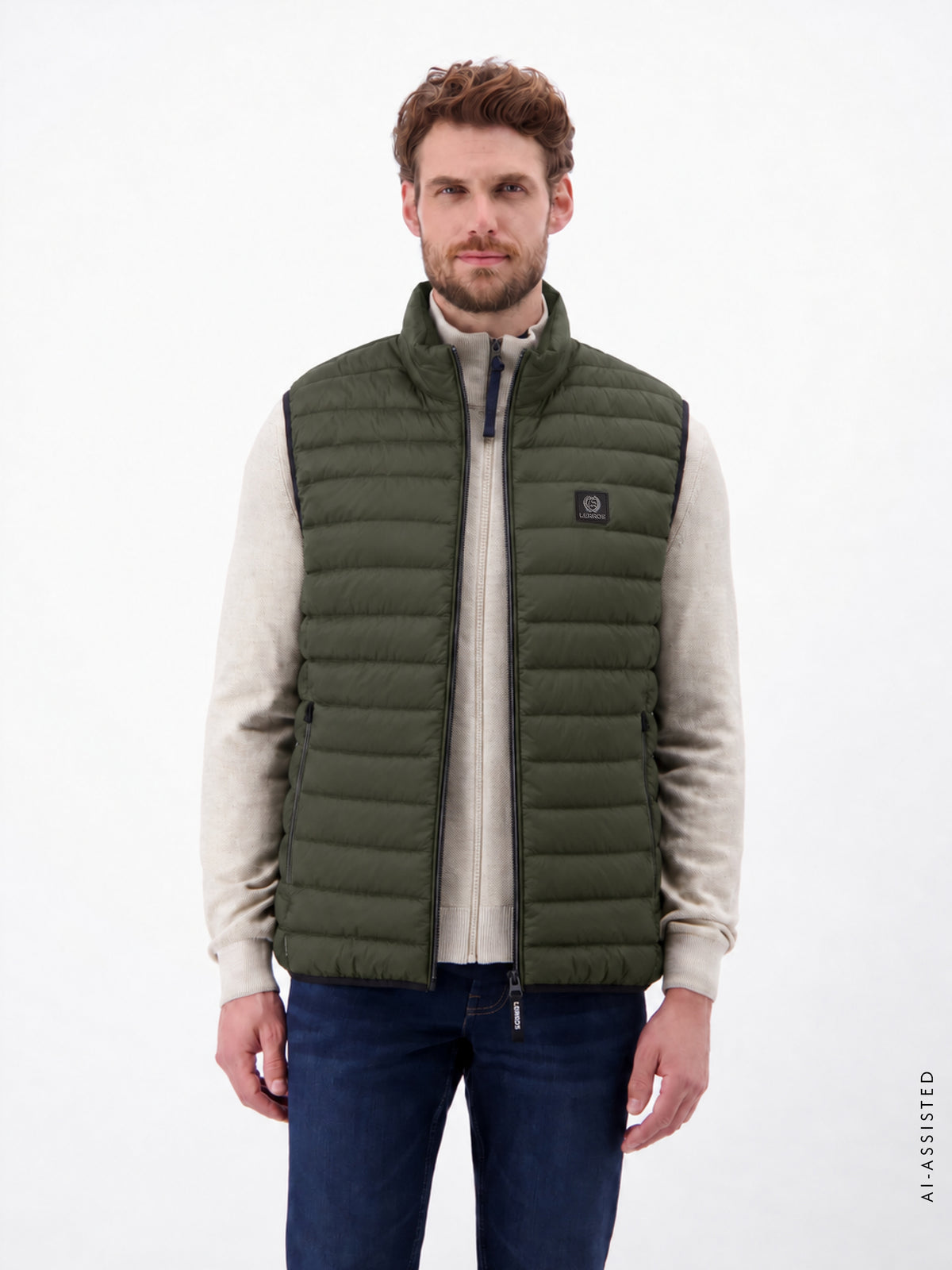 Leichte und sportliche Steppweste aus robustem Nylon