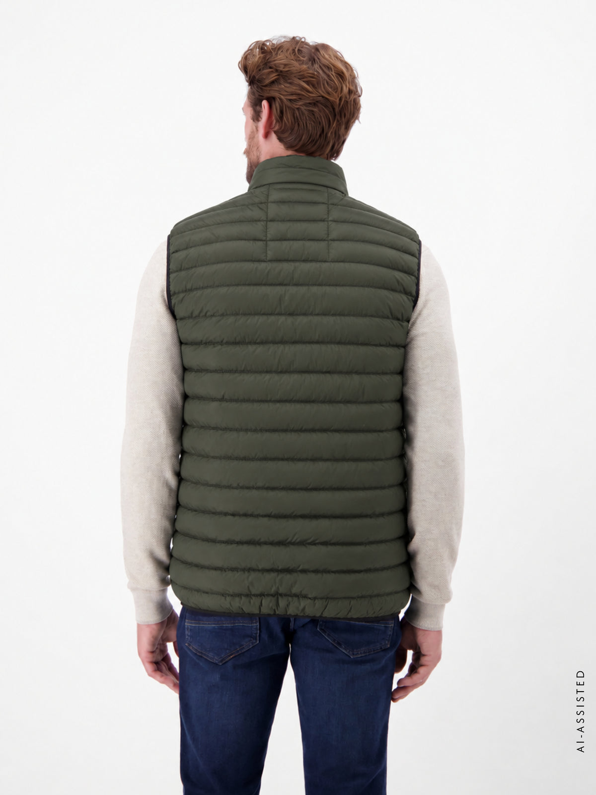 Leichte und sportliche Steppweste aus robustem Nylon