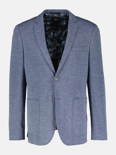 Jersey blazer with inner lining print