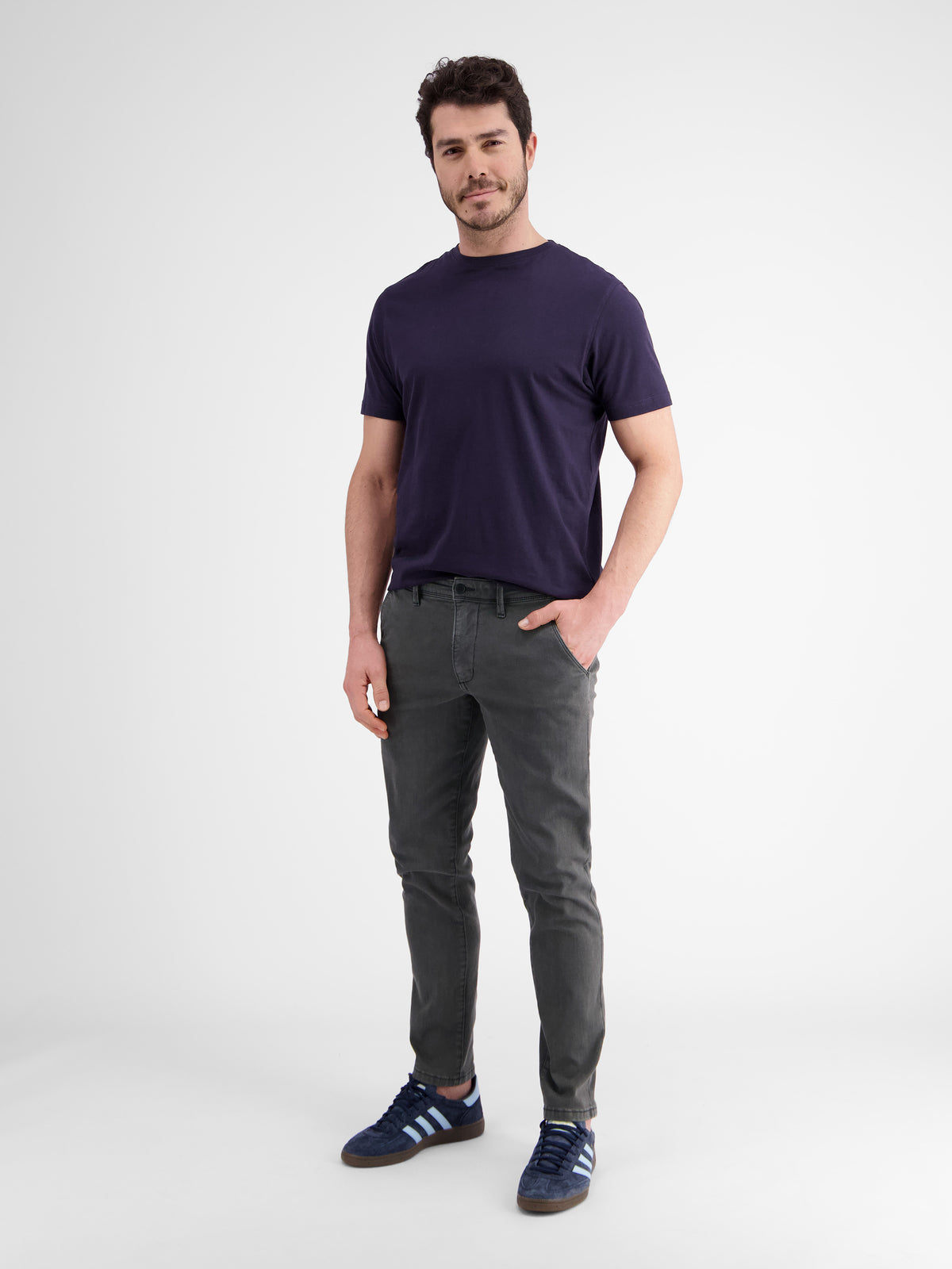 Chino in softer Hyperflex-Stretchqualität - LERROS