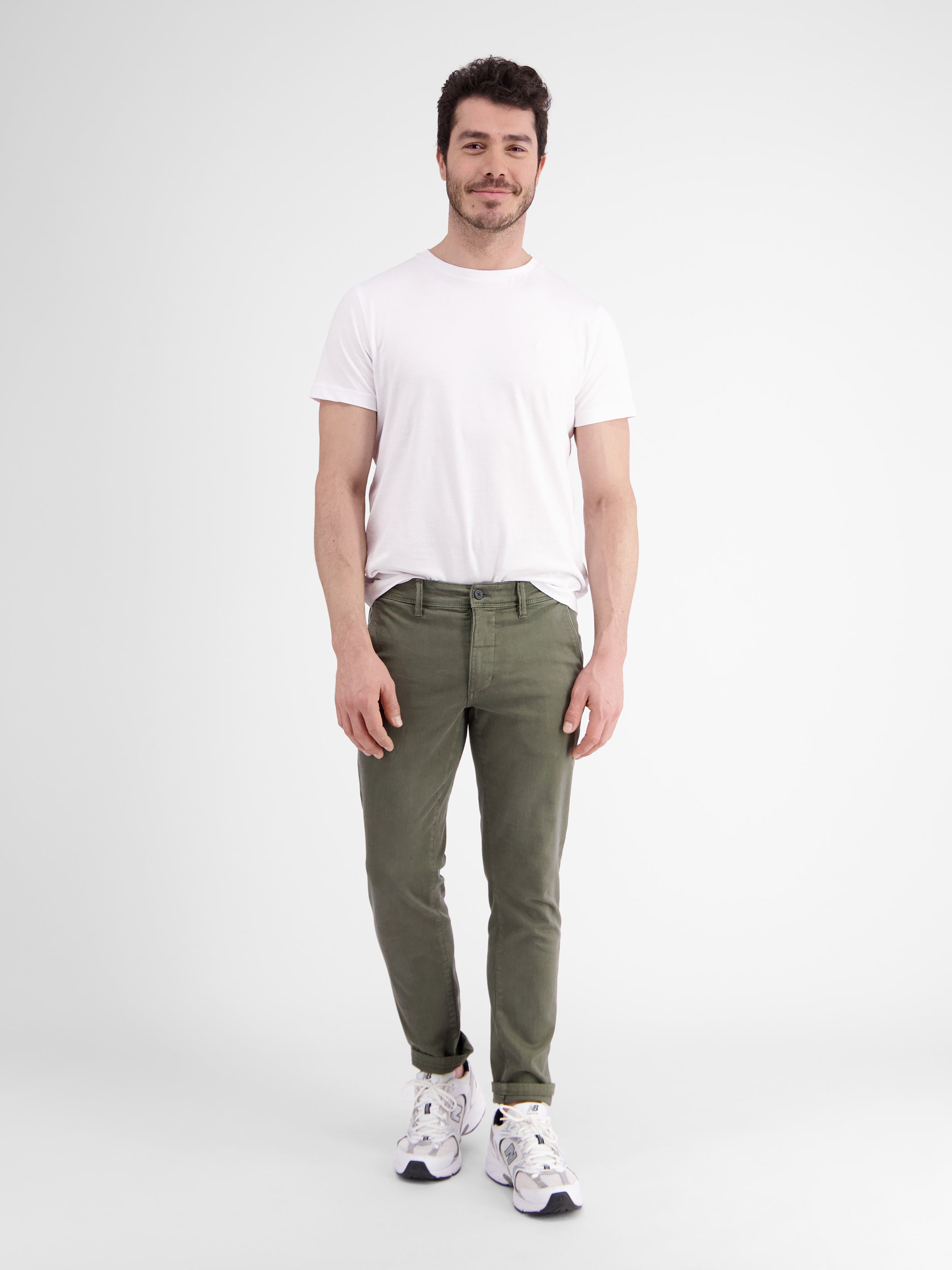 Chino in softer Hyperflex-Stretchqualität - LERROS