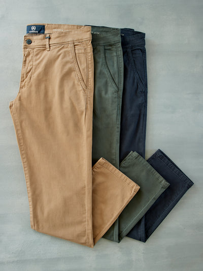 Basic Chino in Strukturqualität, SLIM FIT - LERROS