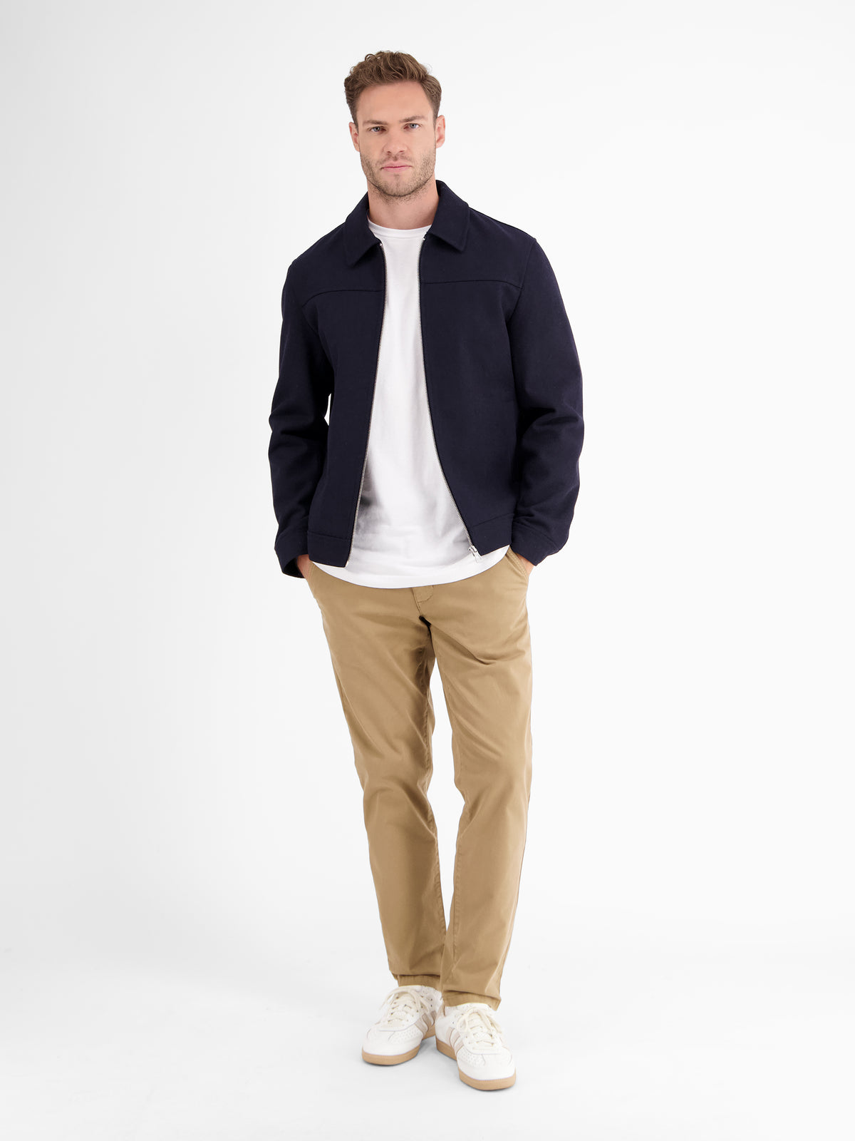 Basic Chino in Strukturqualität, SLIM FIT - LERROS