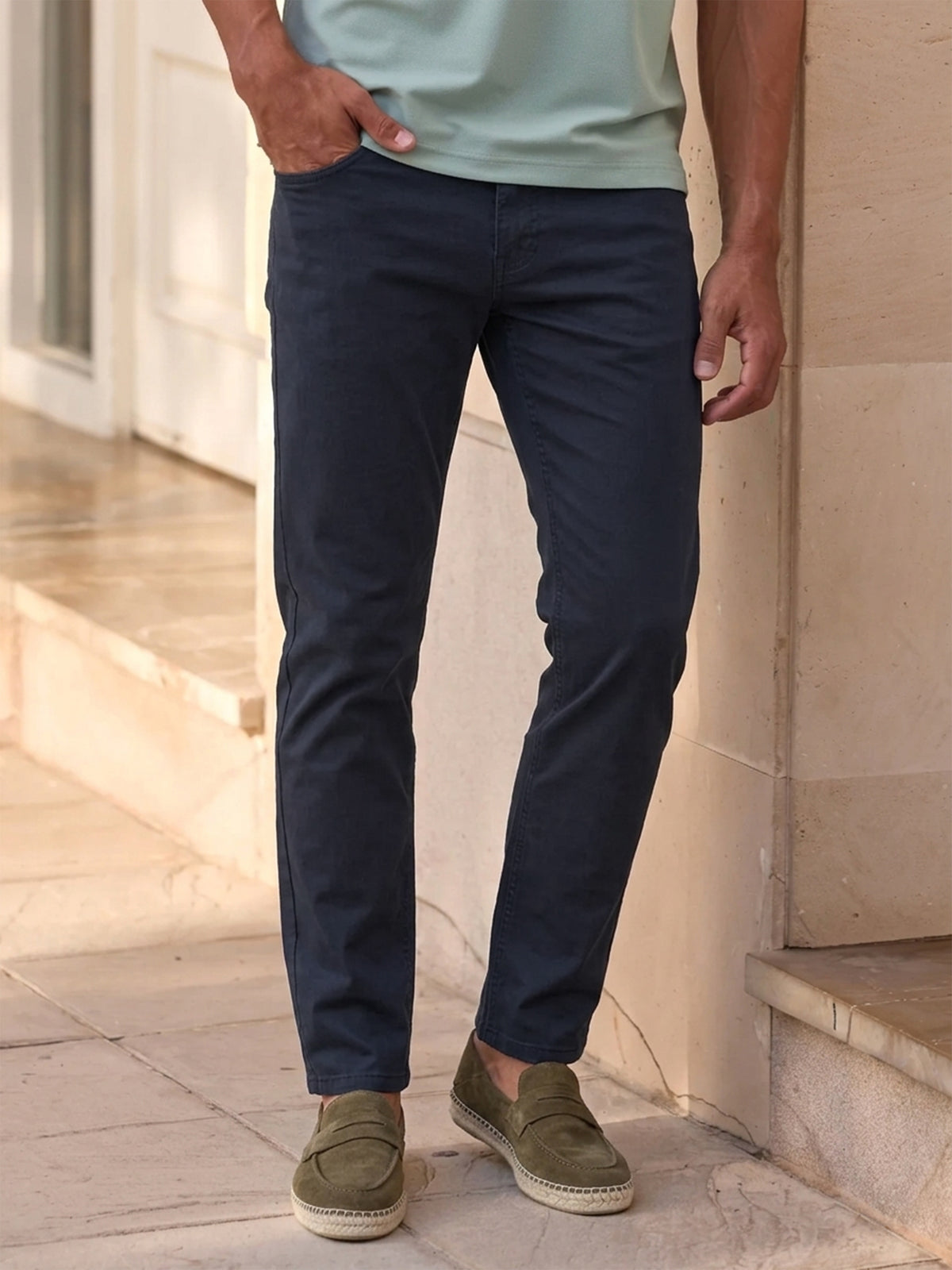 Moderne 5-Pocket Hose - Jeans