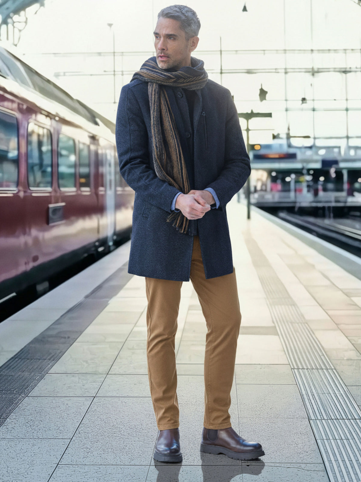 5-Pocket Hose, schmale Passform - Jeans