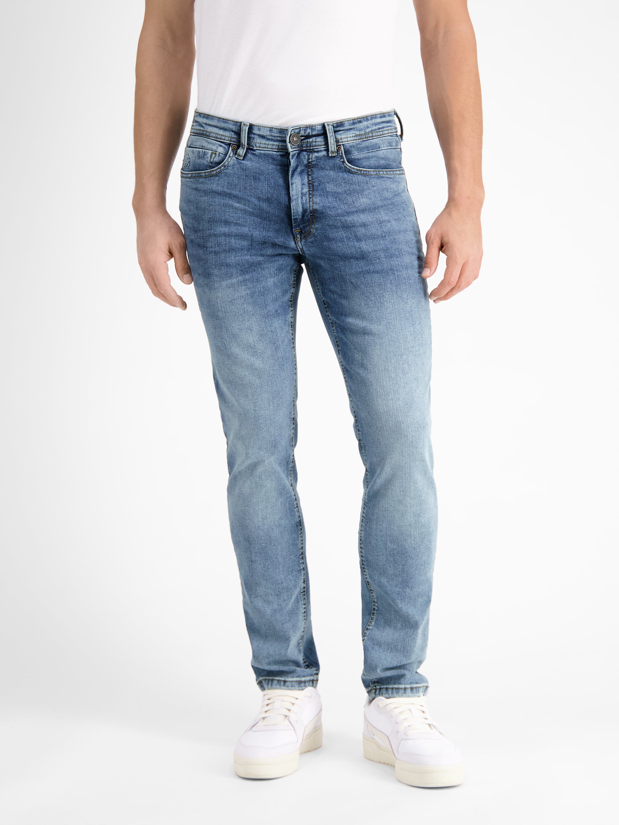CONLIN 5-Pocket Stretch-Denim, SLIM FIT , blue - LERROS