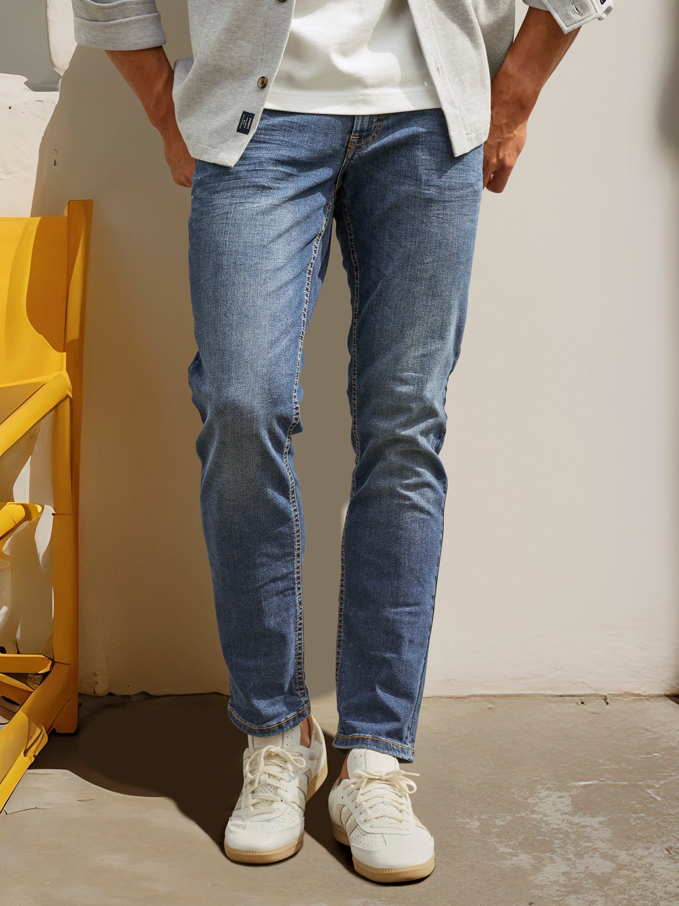 CONLIN 5-Pocket Stretch-Denim, SLIM FIT , blue - Jeans