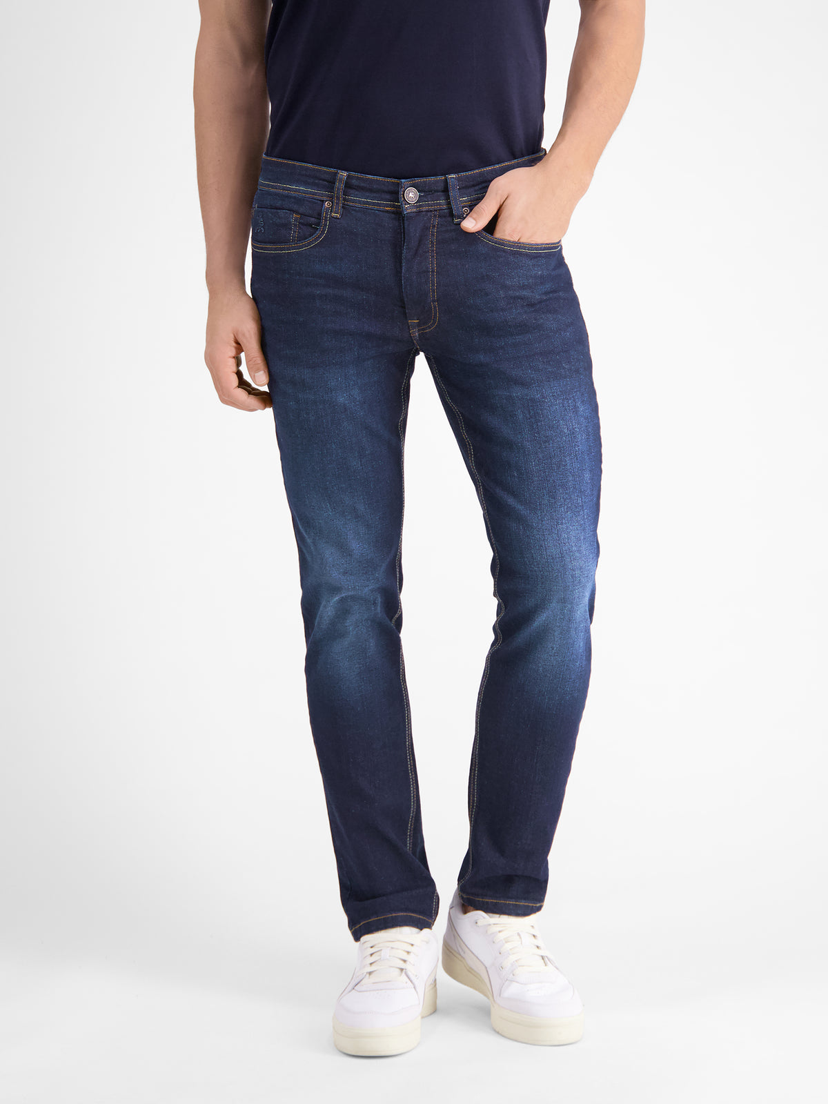 CONLIN 5-Pocket Stretch-Denim, SLIM FIT , blue - LERROS