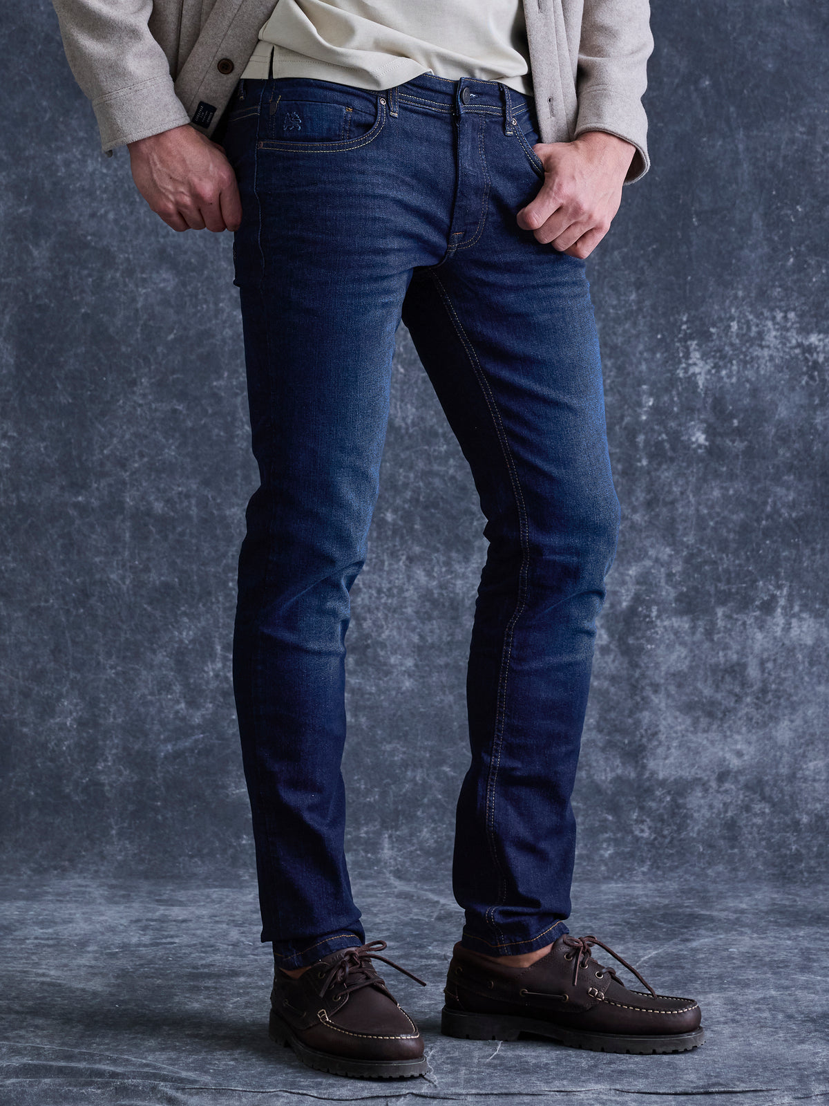 CONLIN 5-Pocket Stretch-Denim, SLIM FIT , blue - LERROS