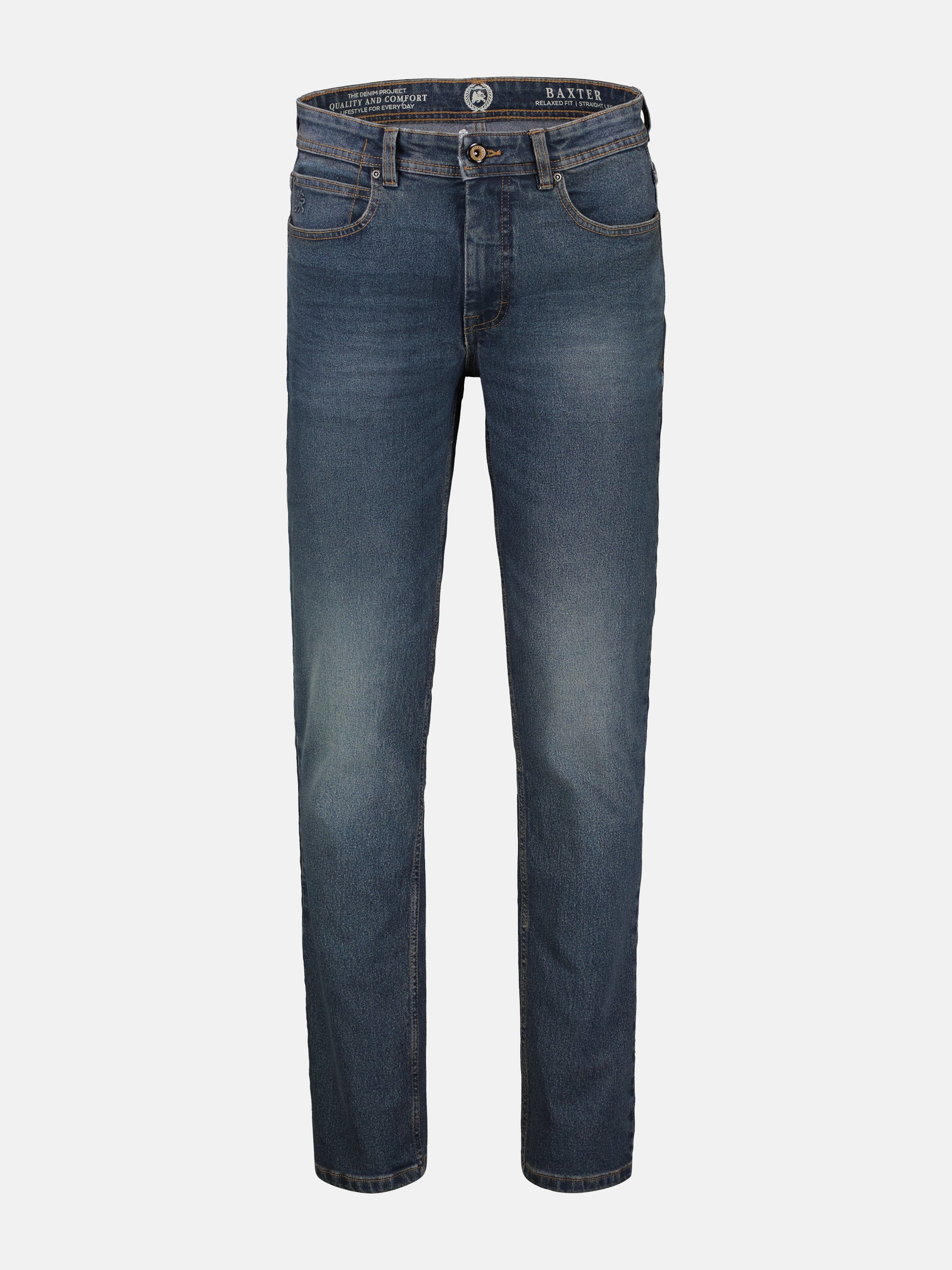 BAXTER 5-Pocket Stretch-Denim, RELAXED FIT - LERROS