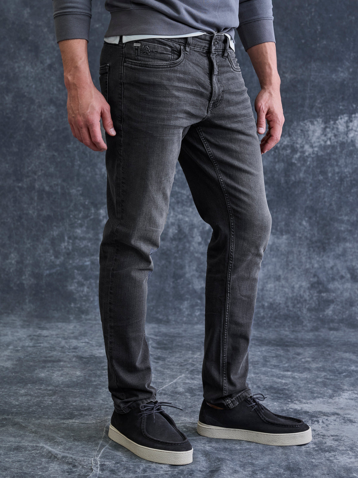 5-Pocket Stretch-Denim BAXTER in RELAXED FIT - LERROS