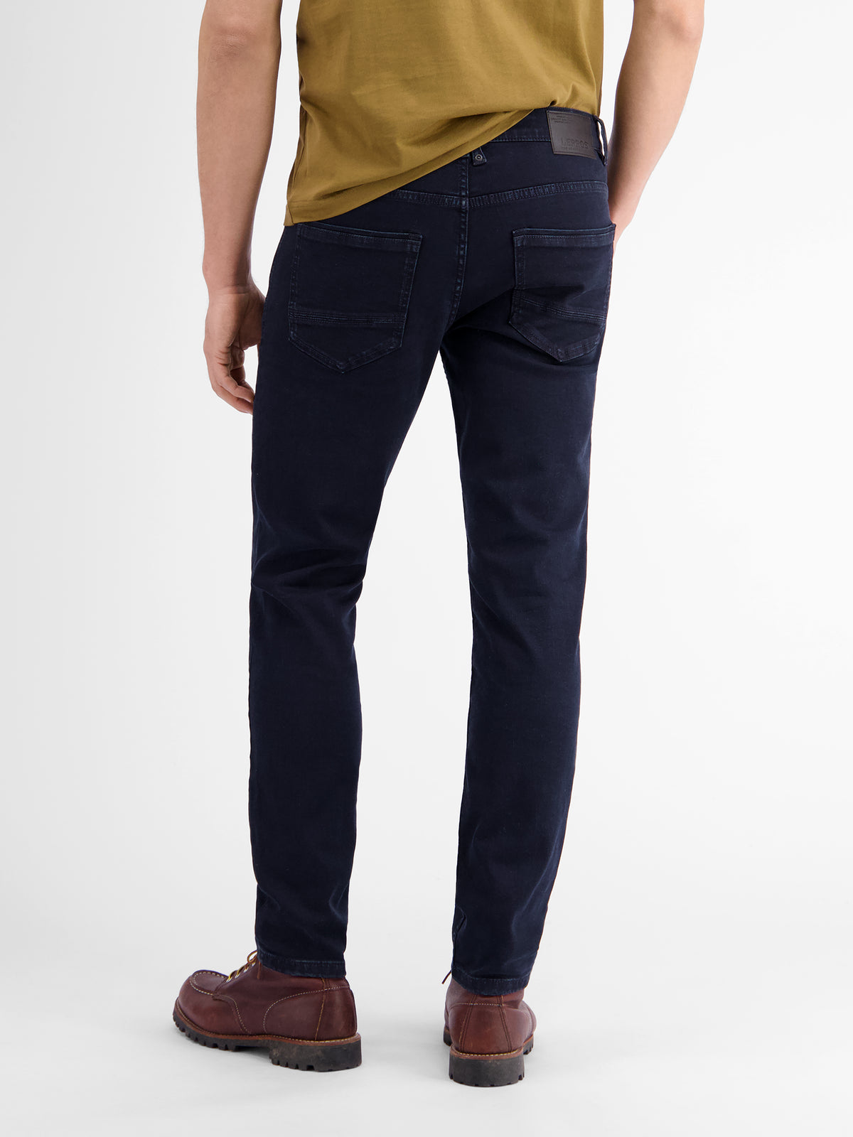5-Pocket Hyper-Stretch-Denim CRIMSON in SLIM FIT - LERROS