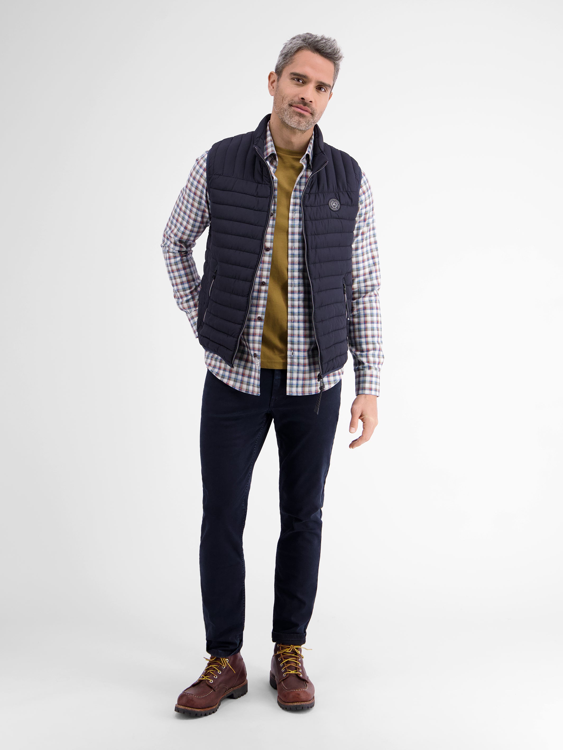 5-Pocket Hyper-Stretch-Denim CRIMSON in SLIM FIT - LERROS