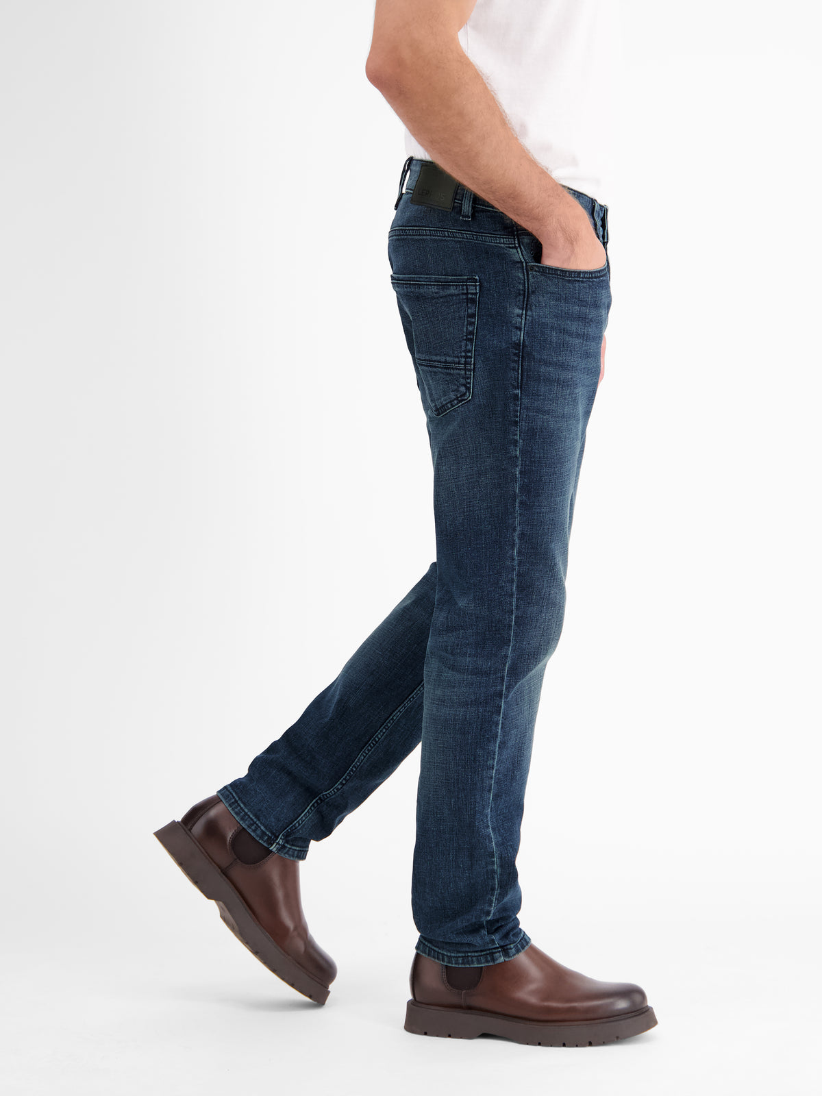 BAXTER Herrenjeans, 5-Pocket-Style, RELAXED FIT, Gerader Beinverlauf - LERROS