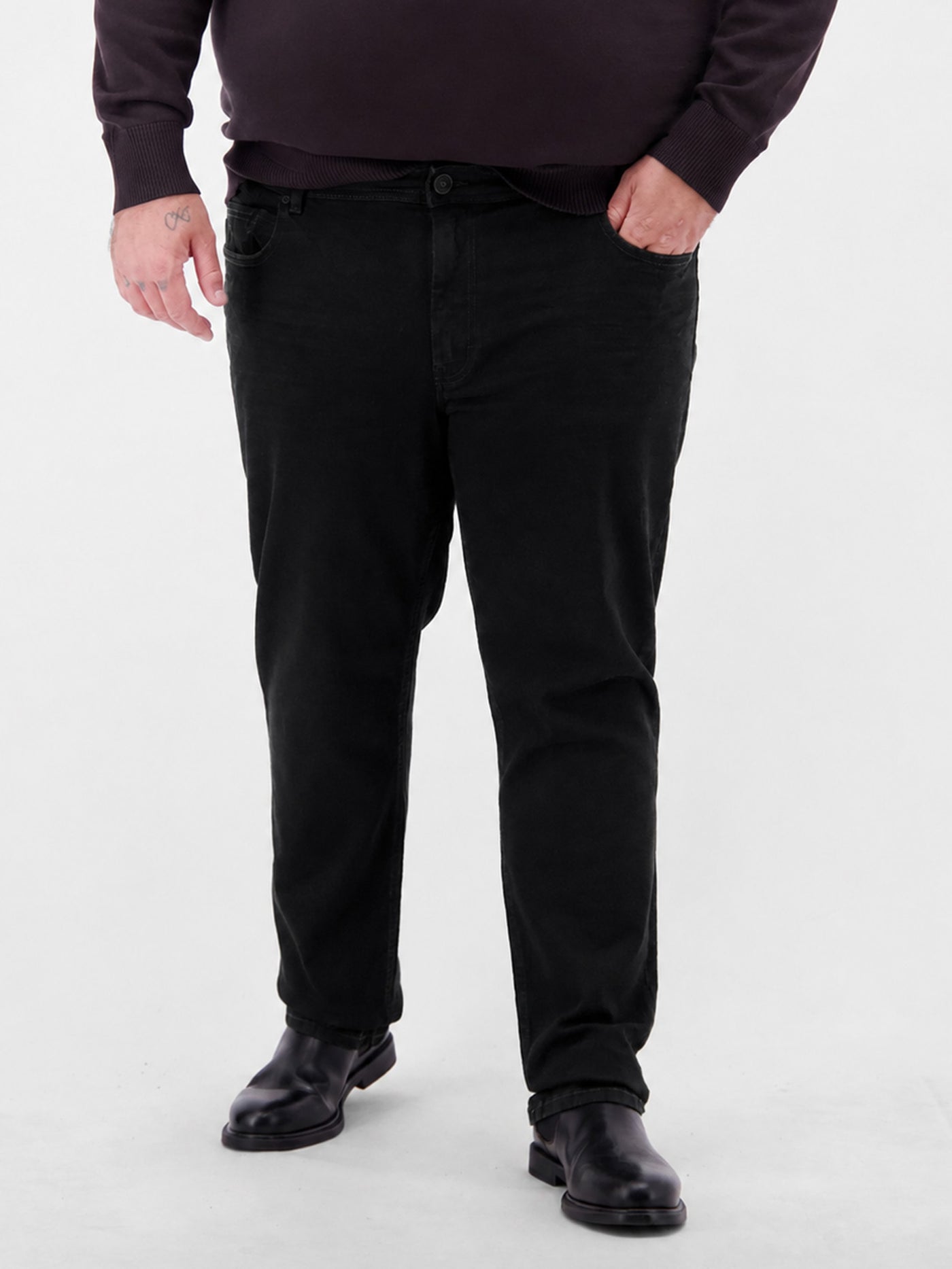 Bequeme BAXTER 5-Pocket Jeans RELAXED FIT in großen Größen
