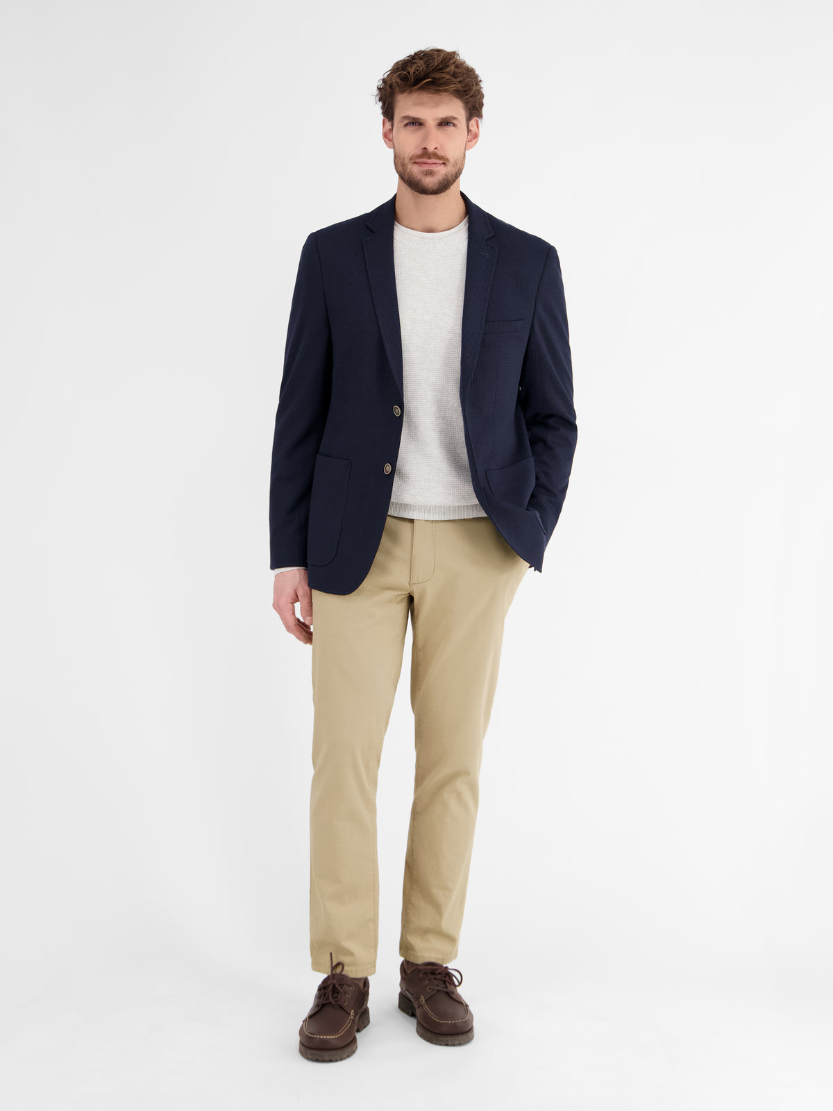 Chino mit Stretchanteil, Comfort Fit - LERROS
