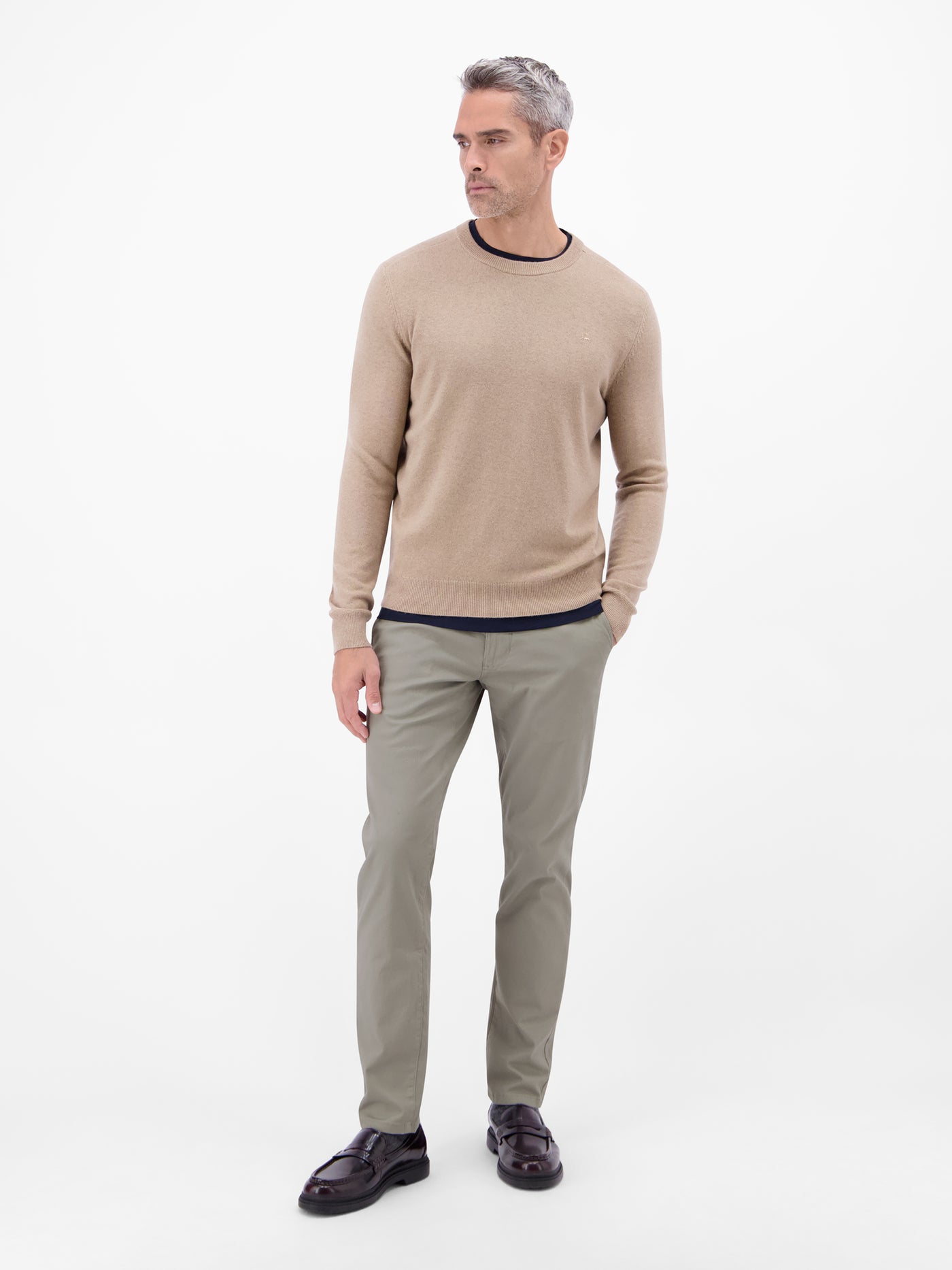Chino mit Stretchanteil, Comfort Fit - LERROS