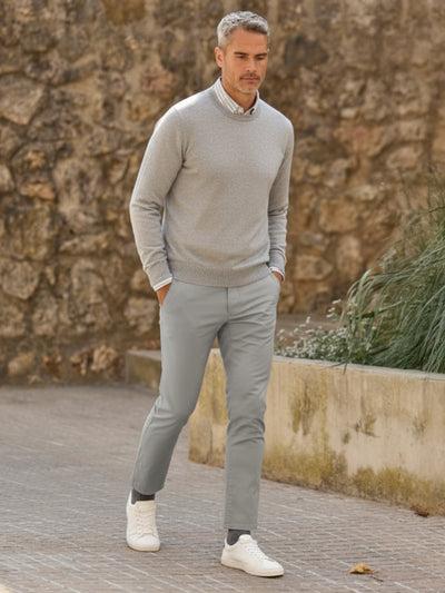 Chino mit Stretchanteil, Comfort Fit - LERROS