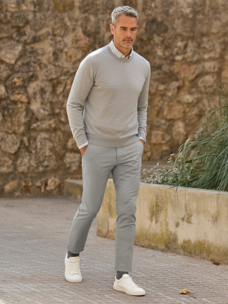 Chino mit Stretchanteil, Comfort Fit - LERROS