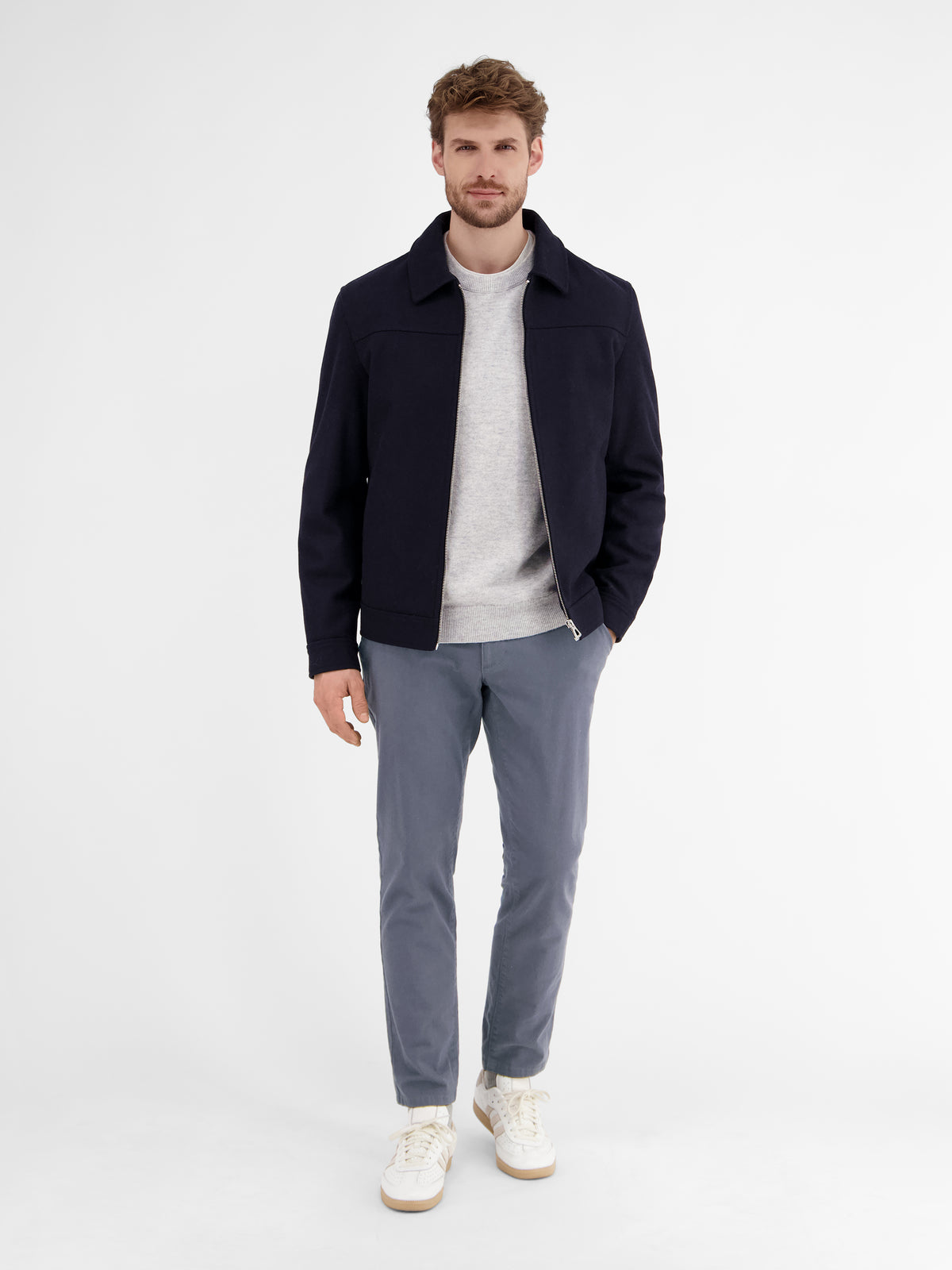 Chino mit Stretchanteil, Comfort Fit - LERROS