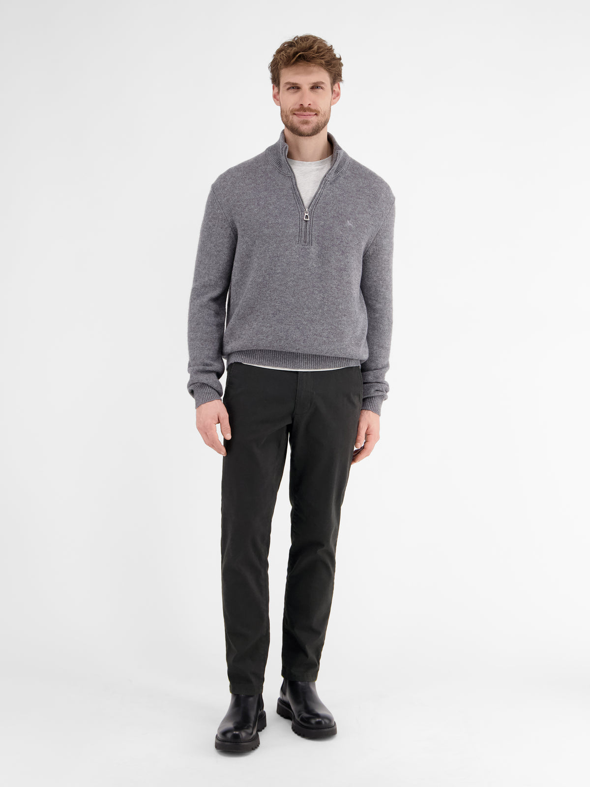 Chino mit Stretchanteil, Comfort Fit - LERROS