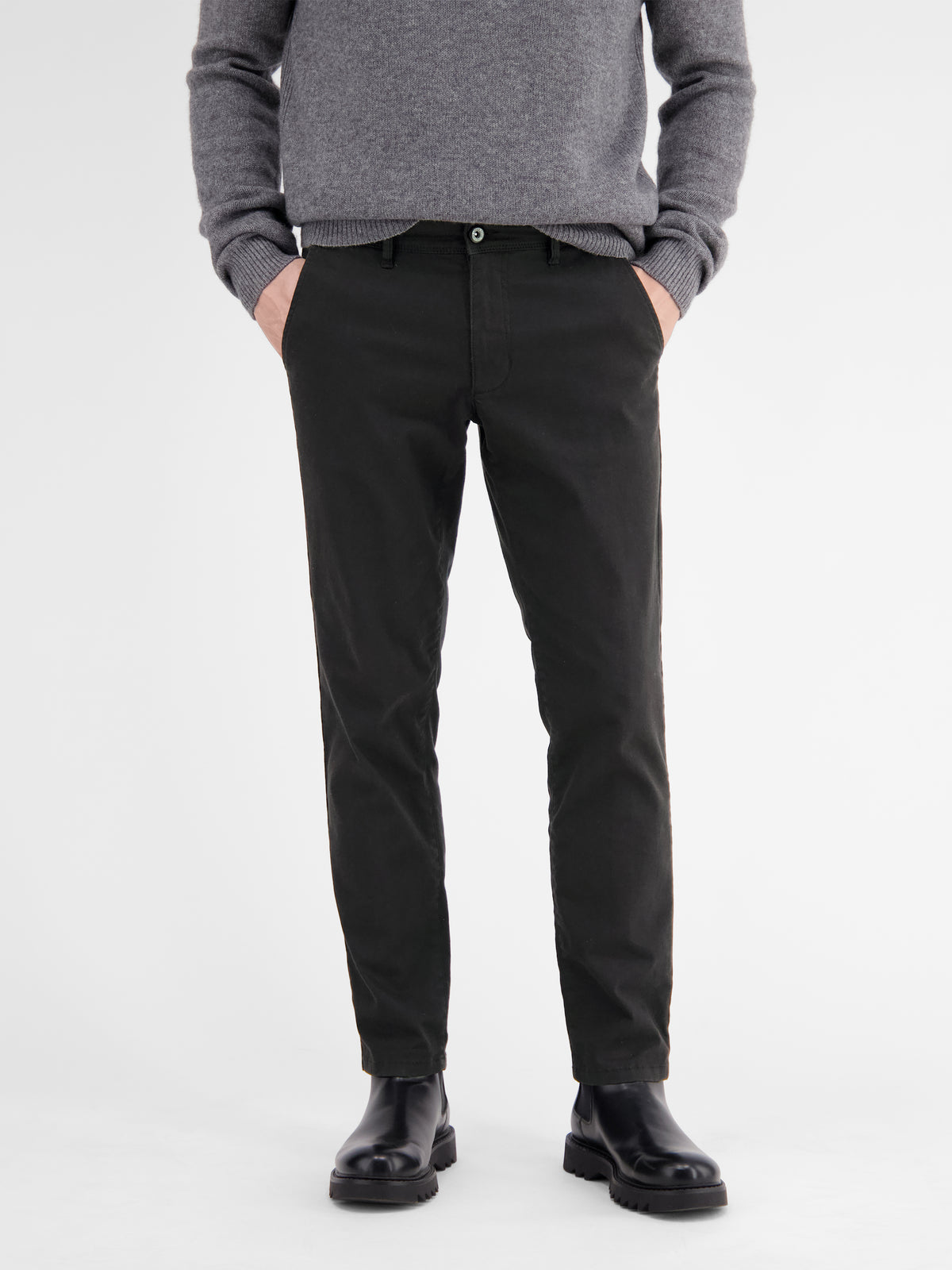 Chino mit Stretchanteil, Comfort Fit - LERROS