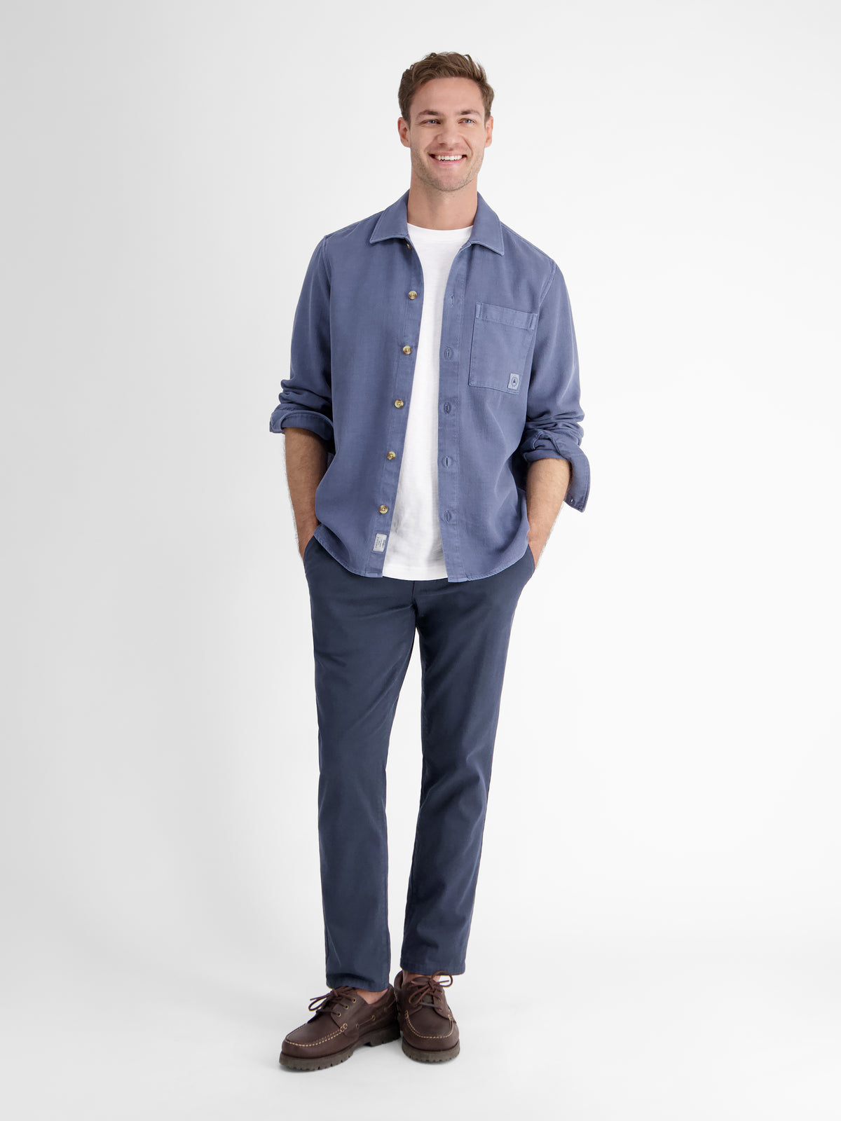 Chino mit Stretchanteil, Comfort Fit - LERROS