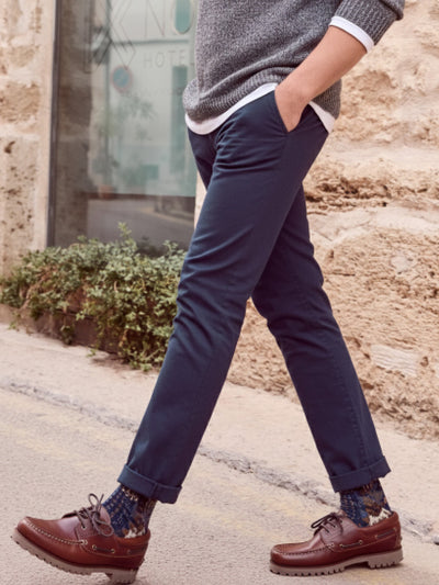 Chino mit Stretchanteil, Comfort Fit - LERROS